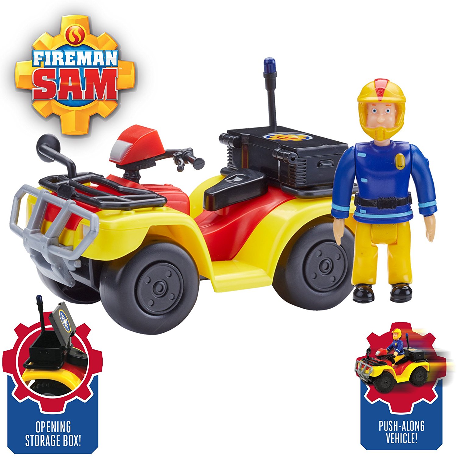 Amazon.com: Fireman Sam Quad Bike: Toys & Games