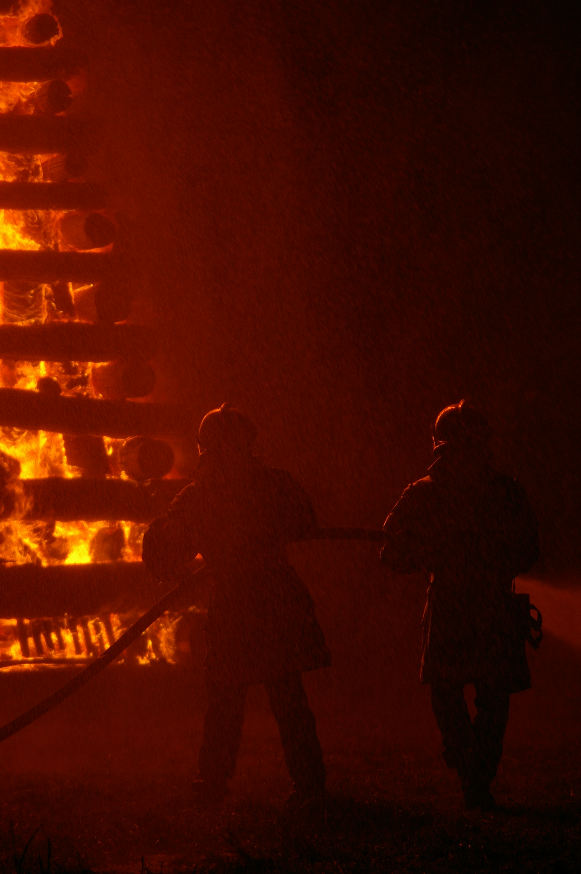 Free photo: Firemen working - Blaze, Hot, Water - Free Download - Jooinn