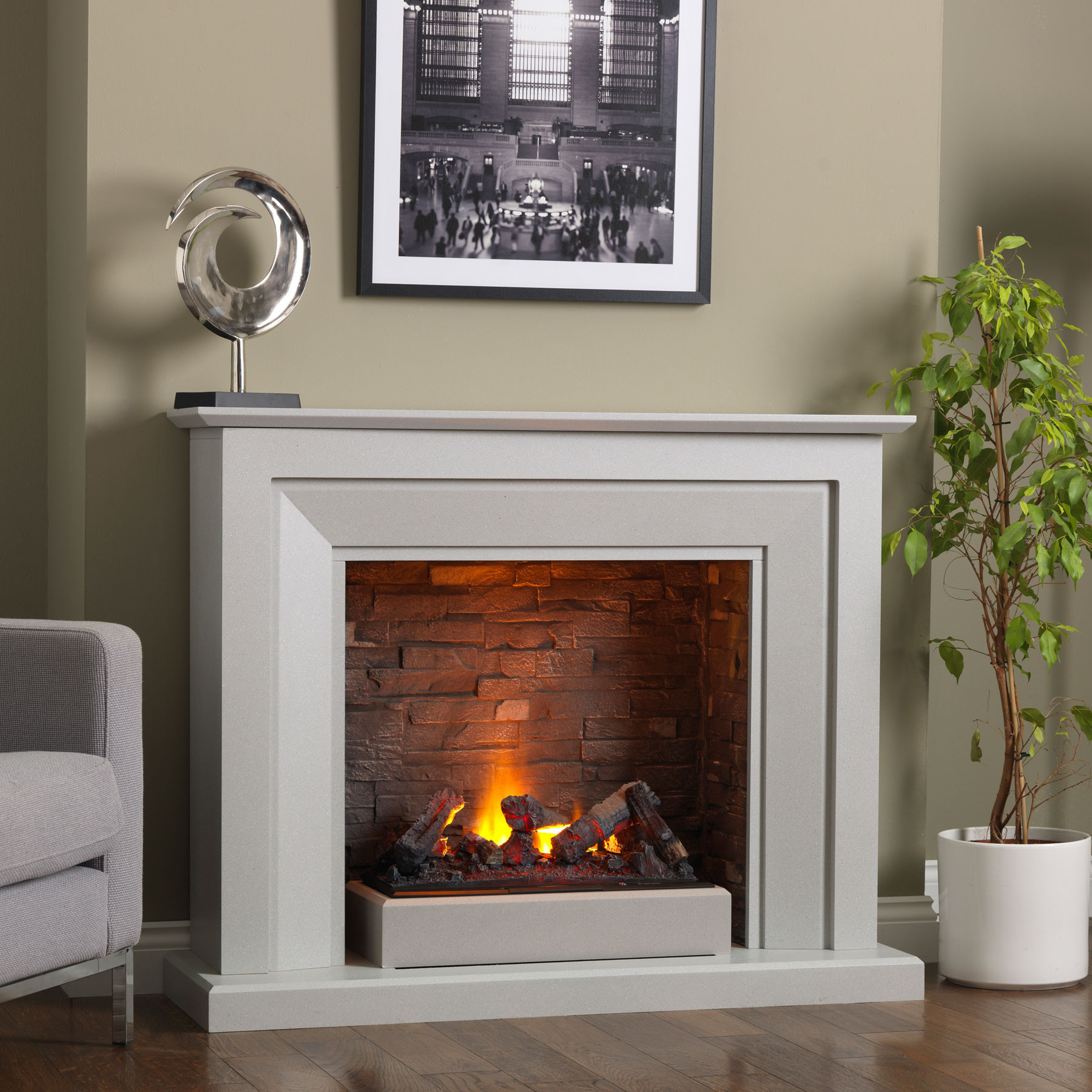 electric fireplace suite throughout electric fireplace Make Your ...