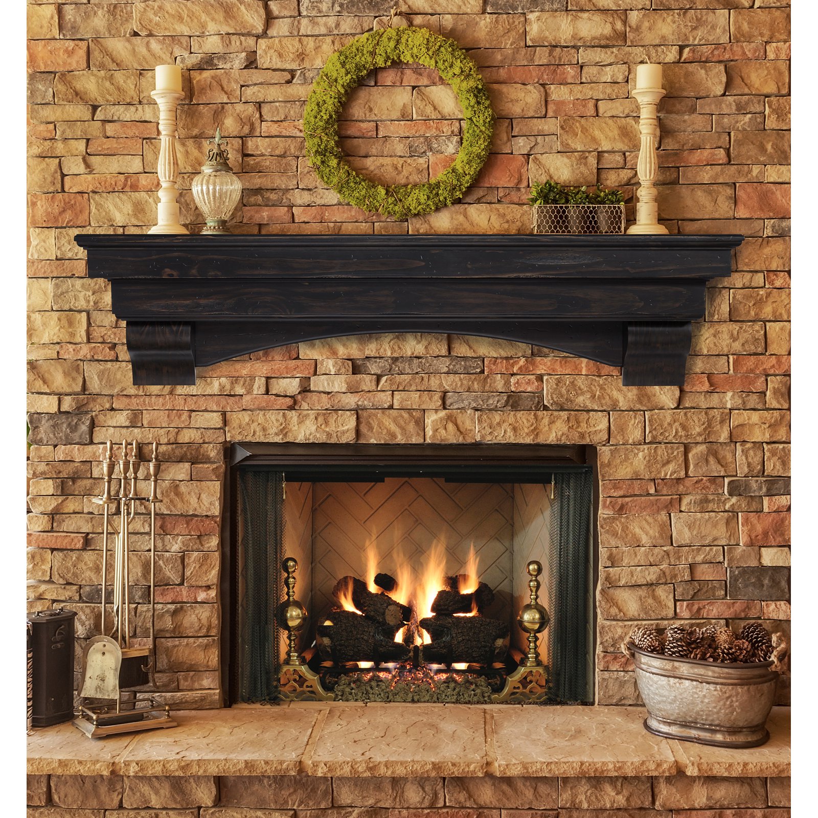 Pearl Mantels Celeste Fireplace Mantel Shelf | Hayneedle