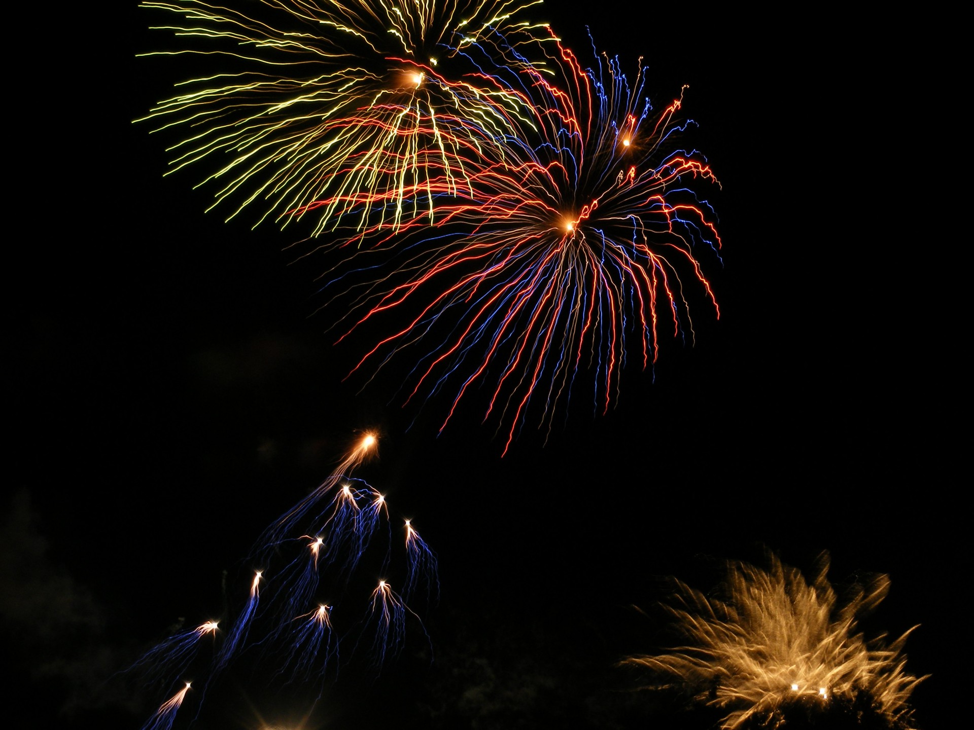 Fireworks 3 Free Stock Photo - Public Domain Pictures