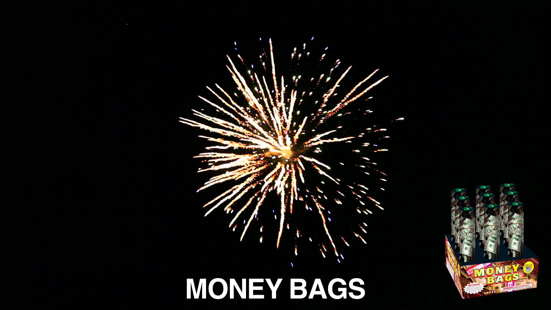 MONEY BAG - 3 INCH CAKE - WORLD CLASS FIREWORKS - YouTube