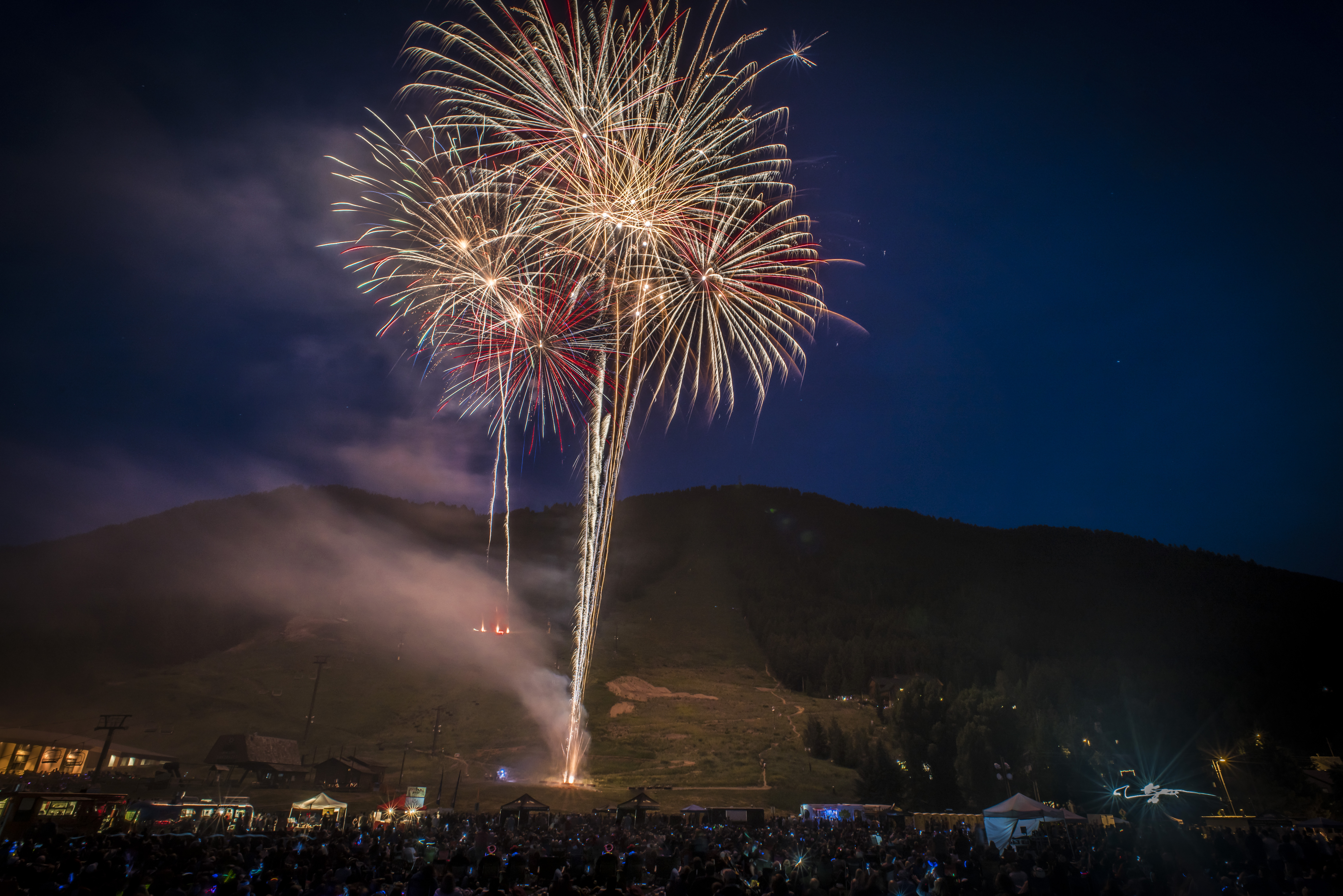 Snow King 4th of July Fireworks - 3 - Sheets Studios - Jackson Hole ...