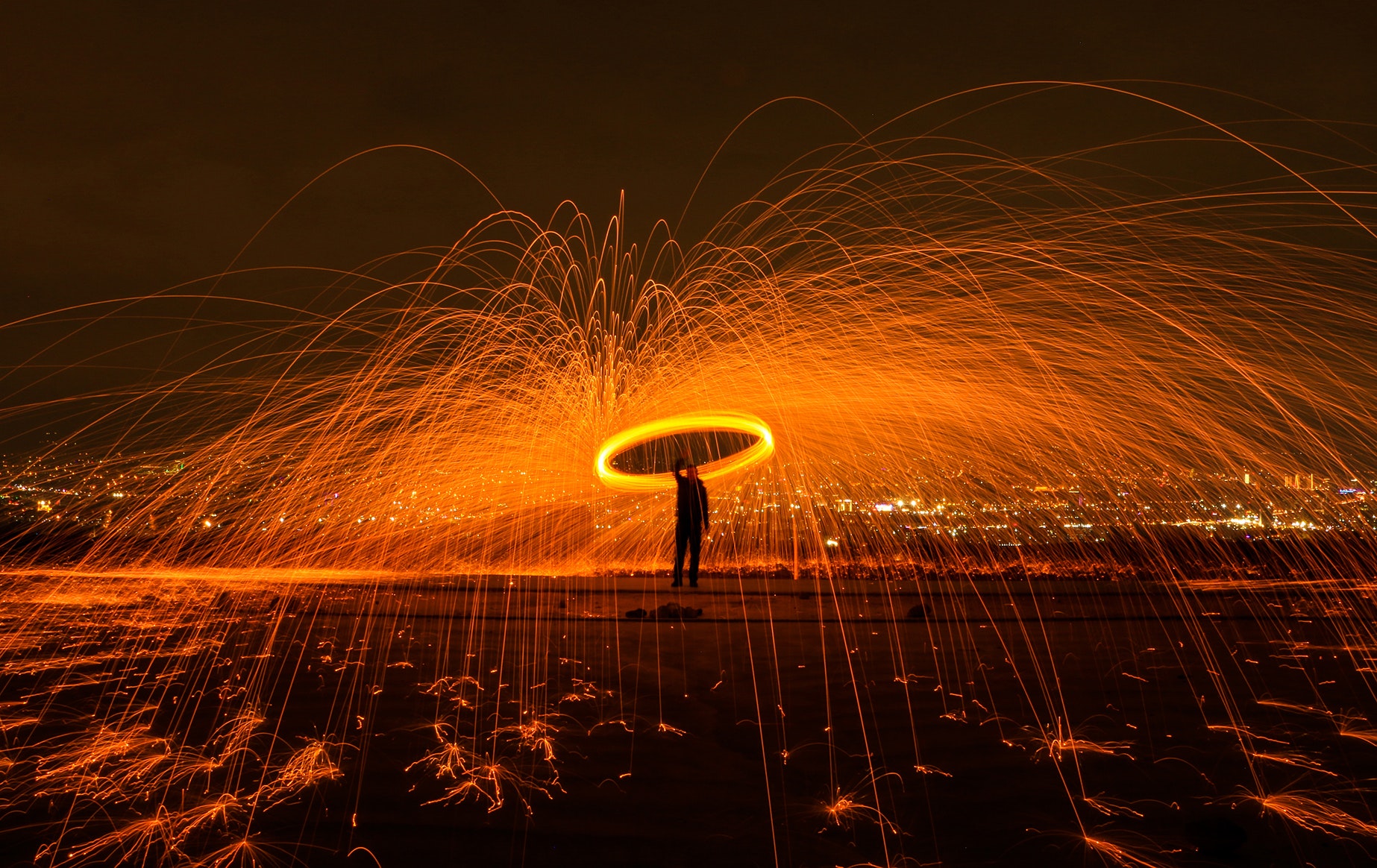 Fireworks Photography, Burn, Fire, Hot, Magician, HQ Photo