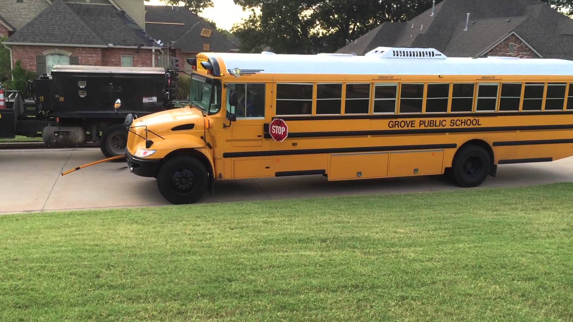 First Bus Ride to School - YouTube