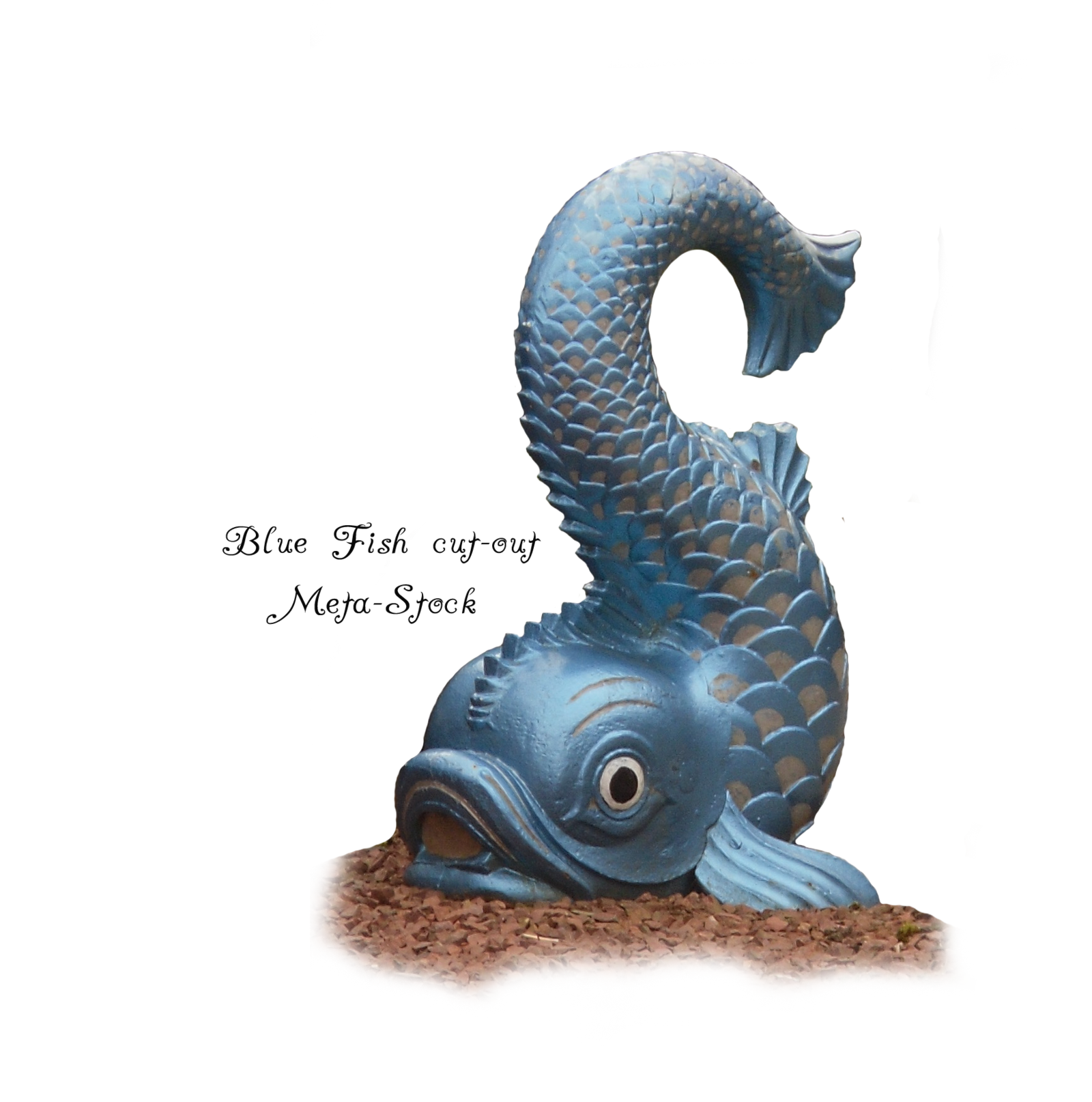 Blue Stone Fish Statue PNG by Meta-Stock on DeviantArt