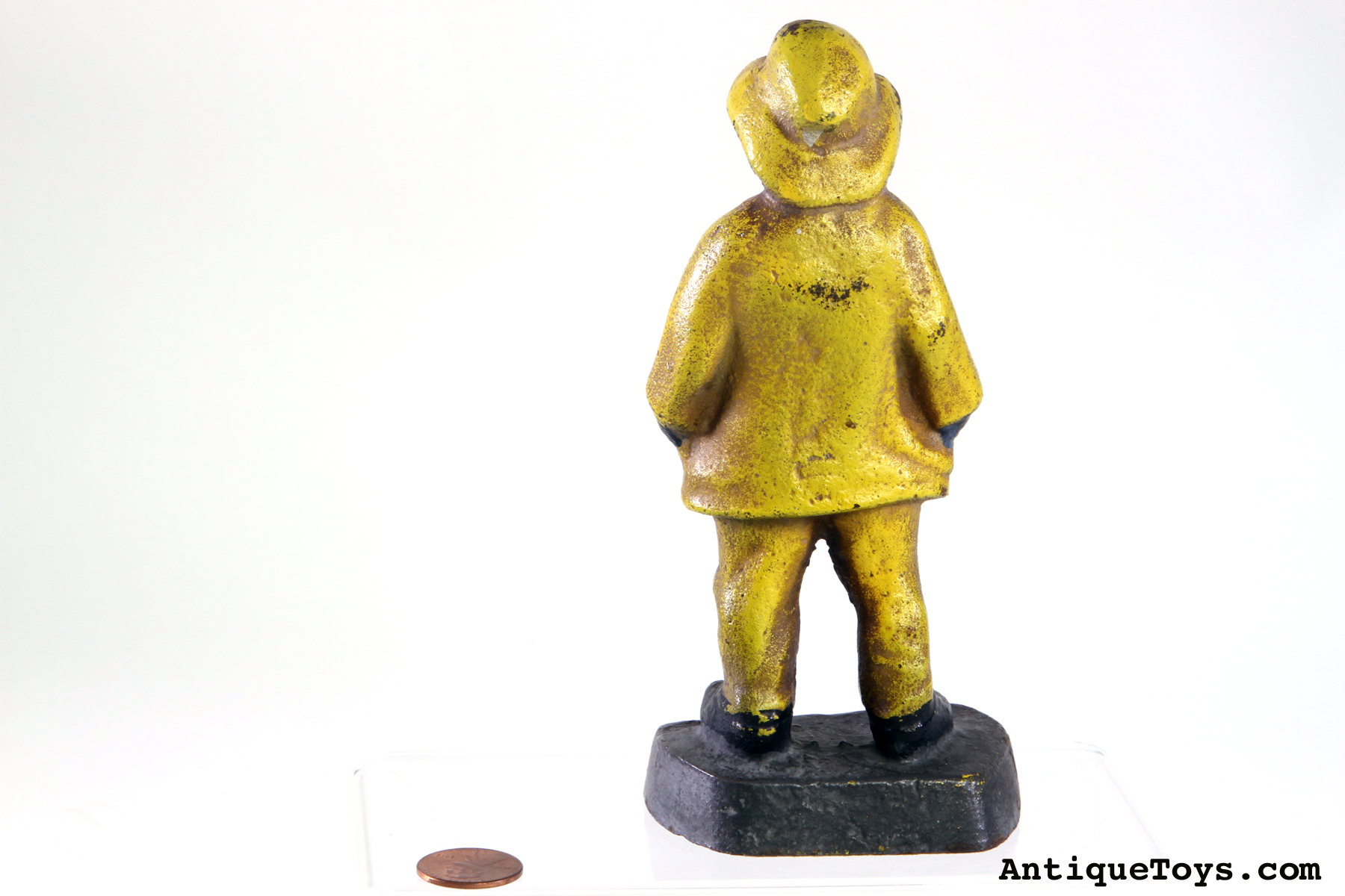 Old Salt Cast Iron Fisherman Statue - Antique Toys for Sale