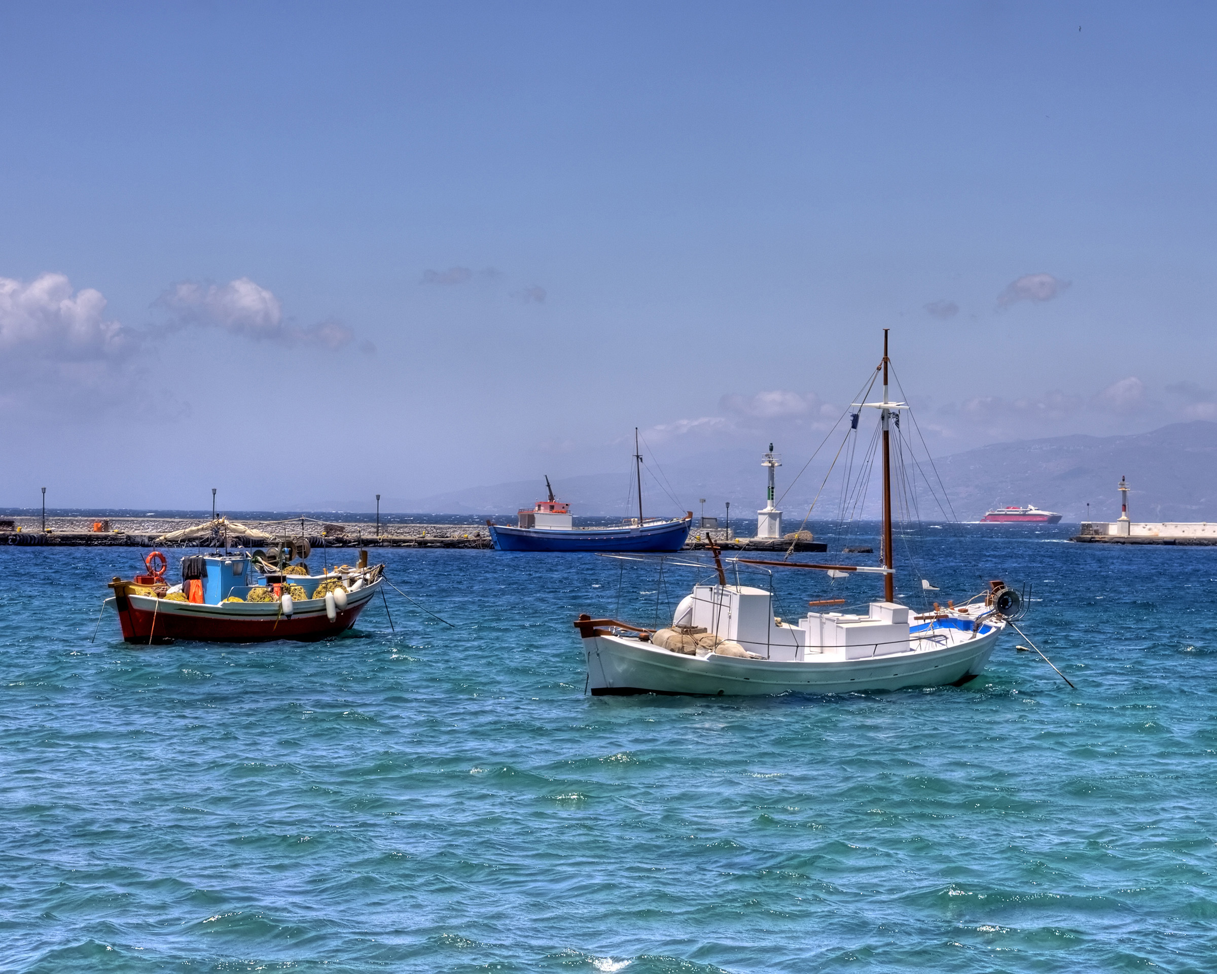Fishing Boats, Architecture, Mediterranean, Typical, Travel, HQ Photo