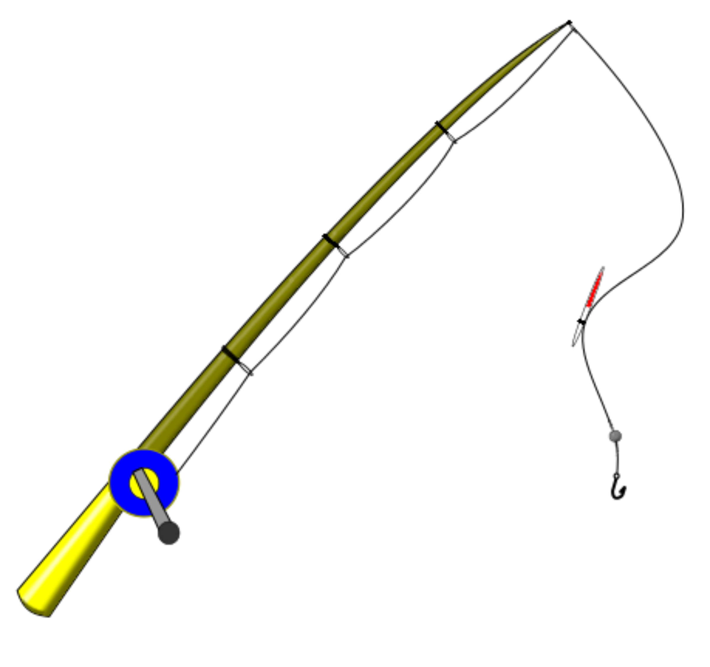 Fishing Rod Vector Clipart image - Free stock photo - Public Domain ...