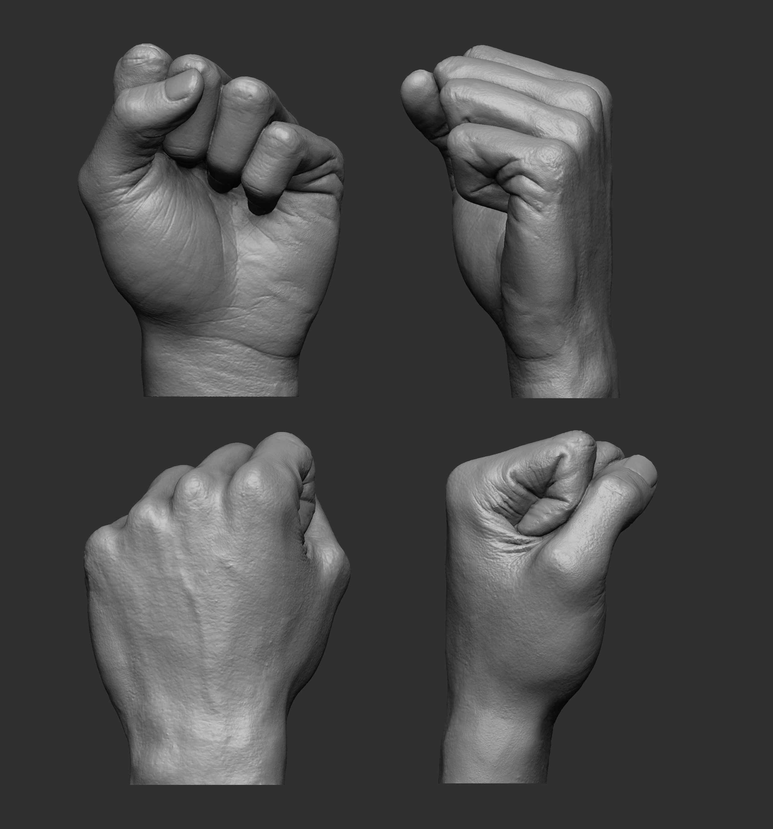 Fist printable | CGTrader