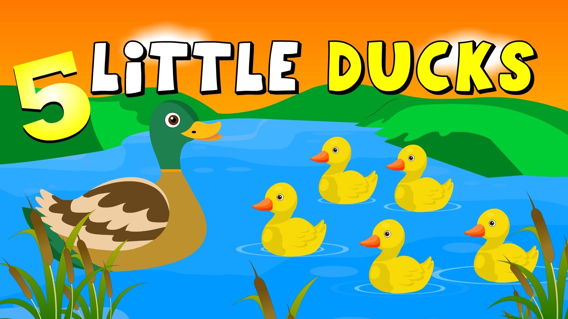 Five Little Ducks - Children's Song - Nursery Rhyme Compilation ...