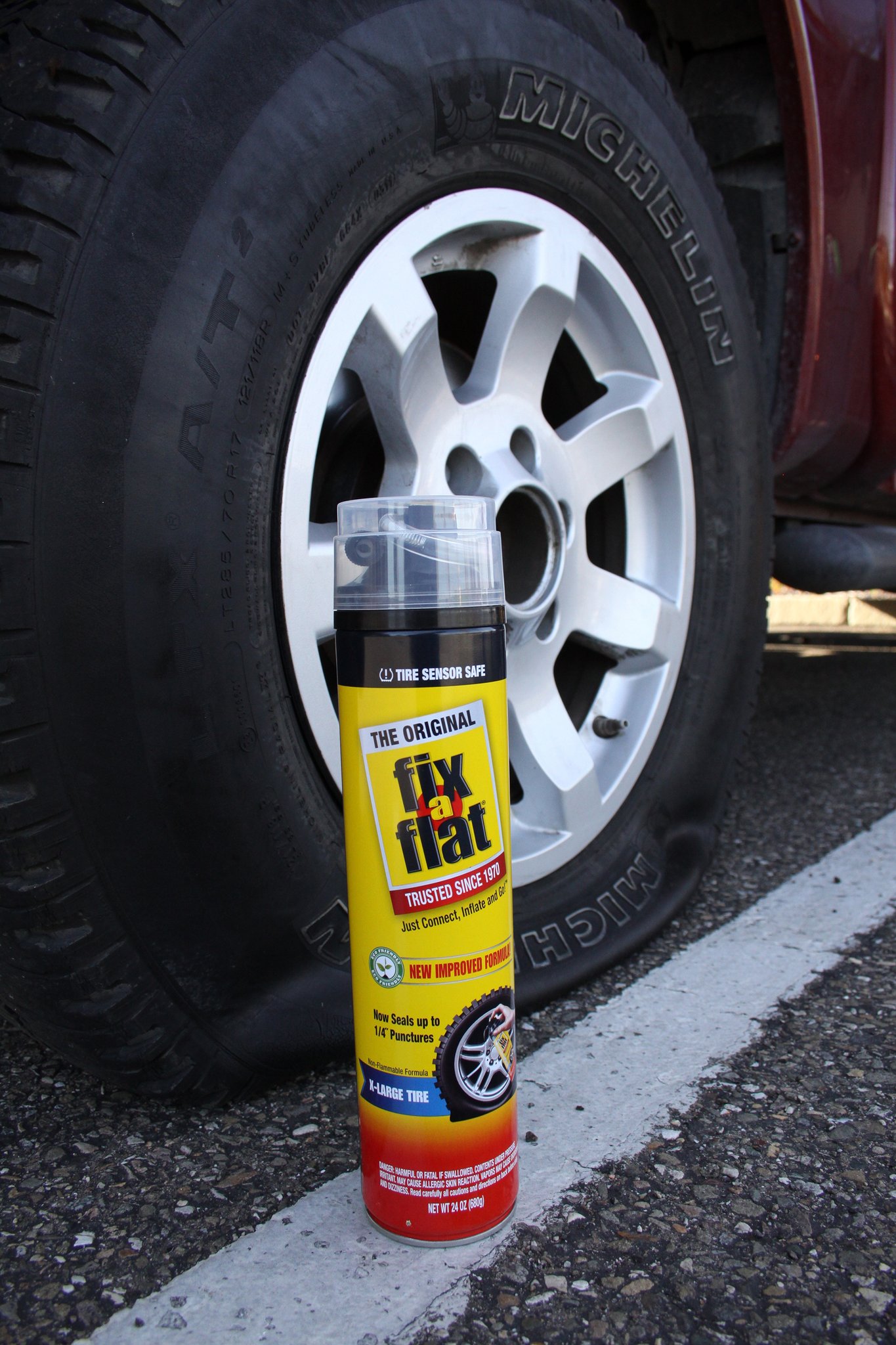 Fix-a-Flat 24 oz. for X-Large Tires | Aerosol Tire Inflator