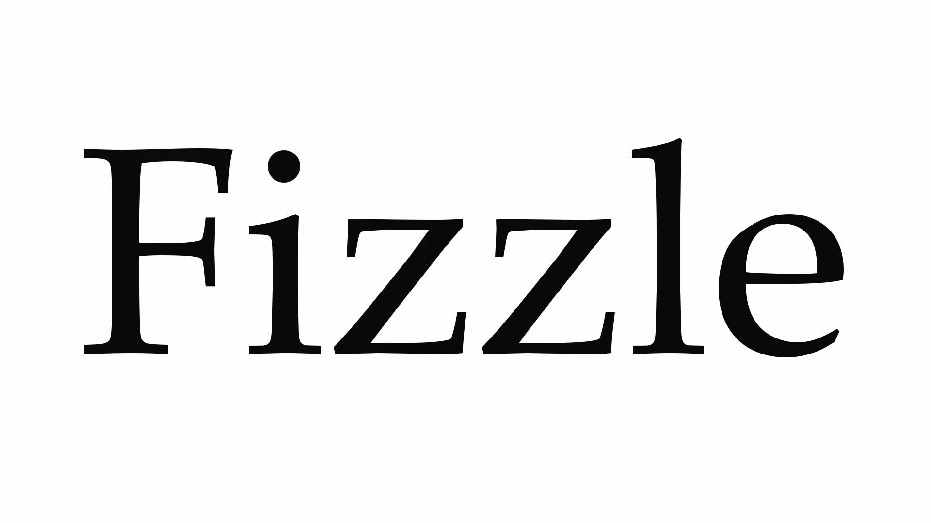 How to Pronounce Fizzle - YouTube