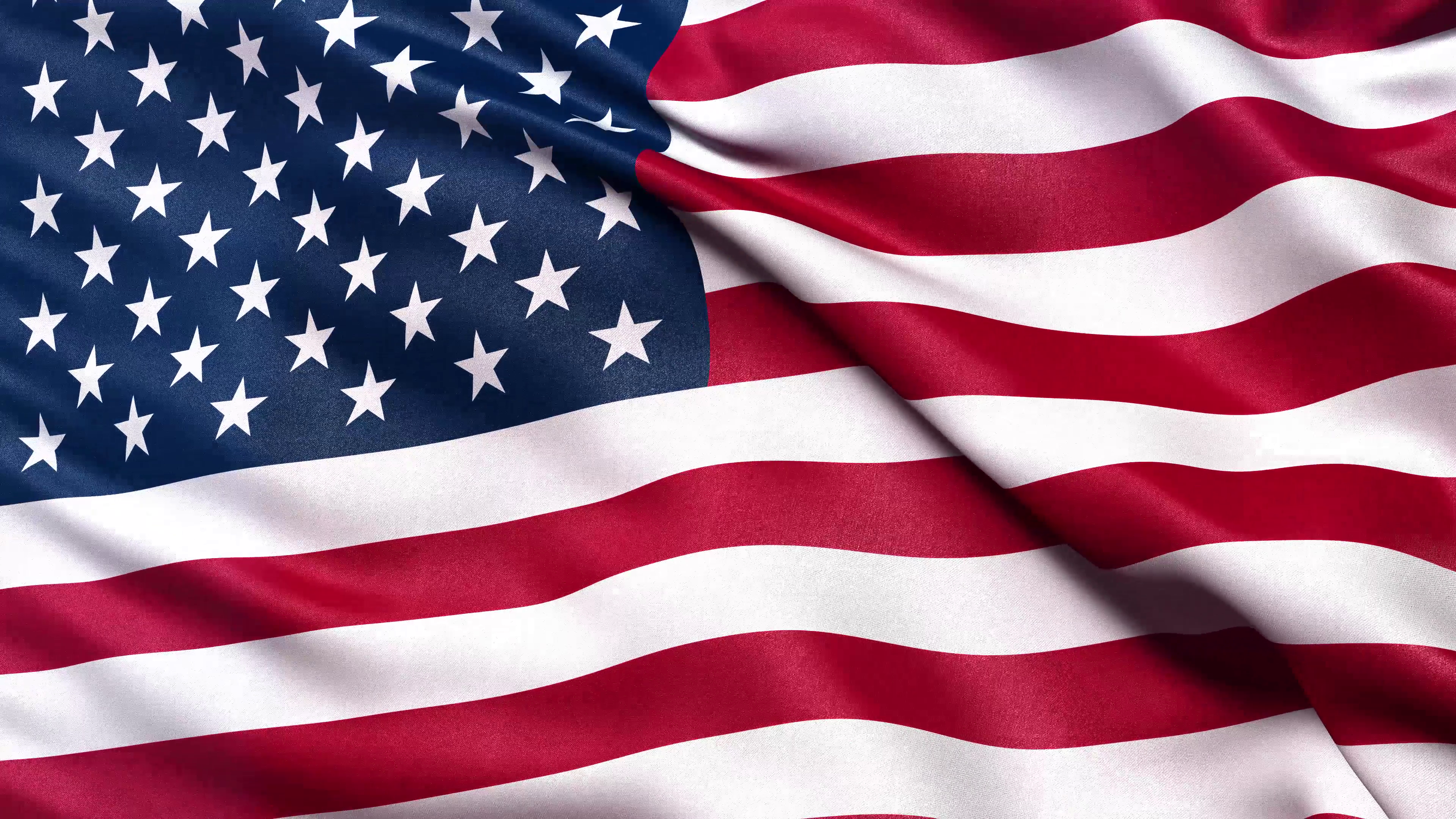 4K USA flag seamless loop Stock Video Footage - Videoblocks