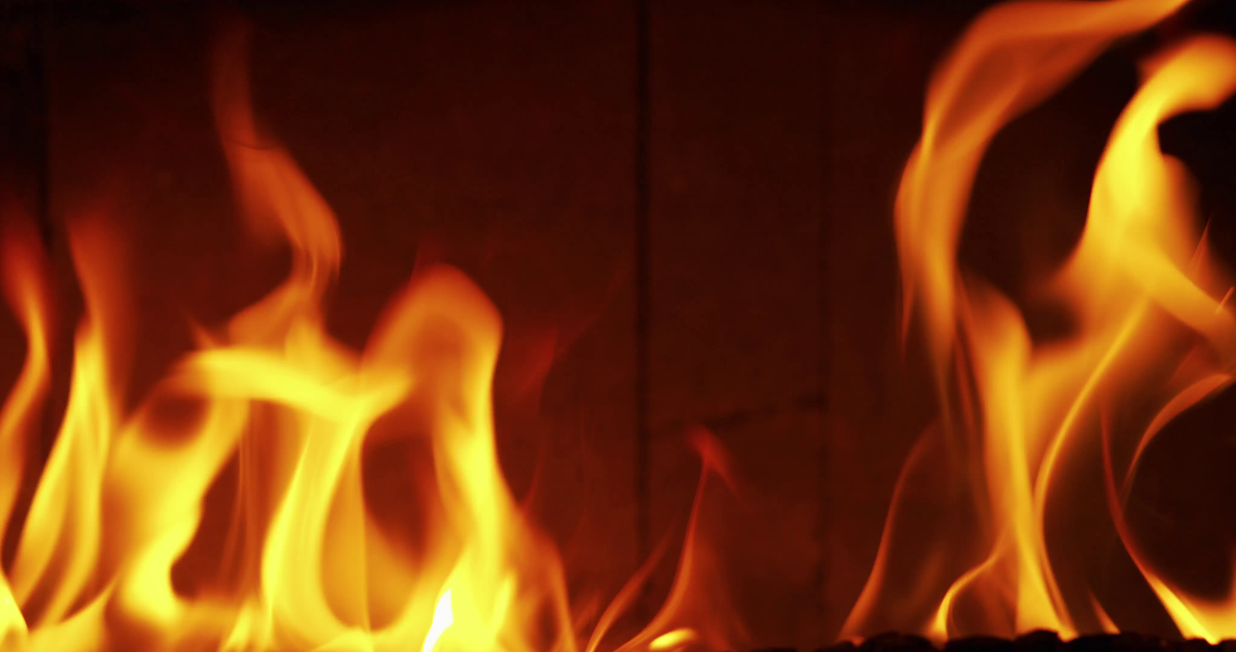 closeup flames in fireplace border of fire Stock Video Footage ...
