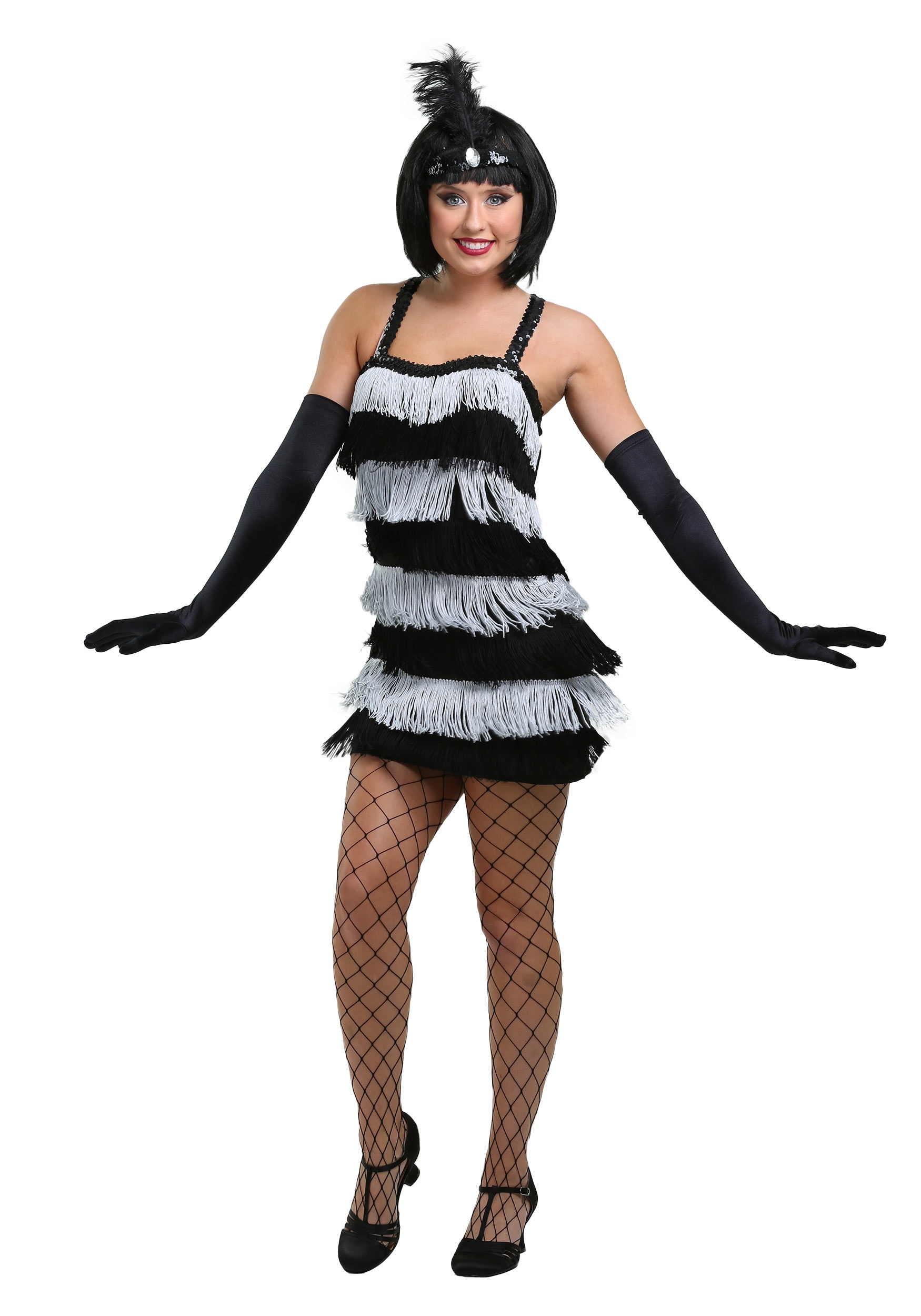 Jazz Time Flapper Costume - Adult Womens 1920s Flapper Costumes