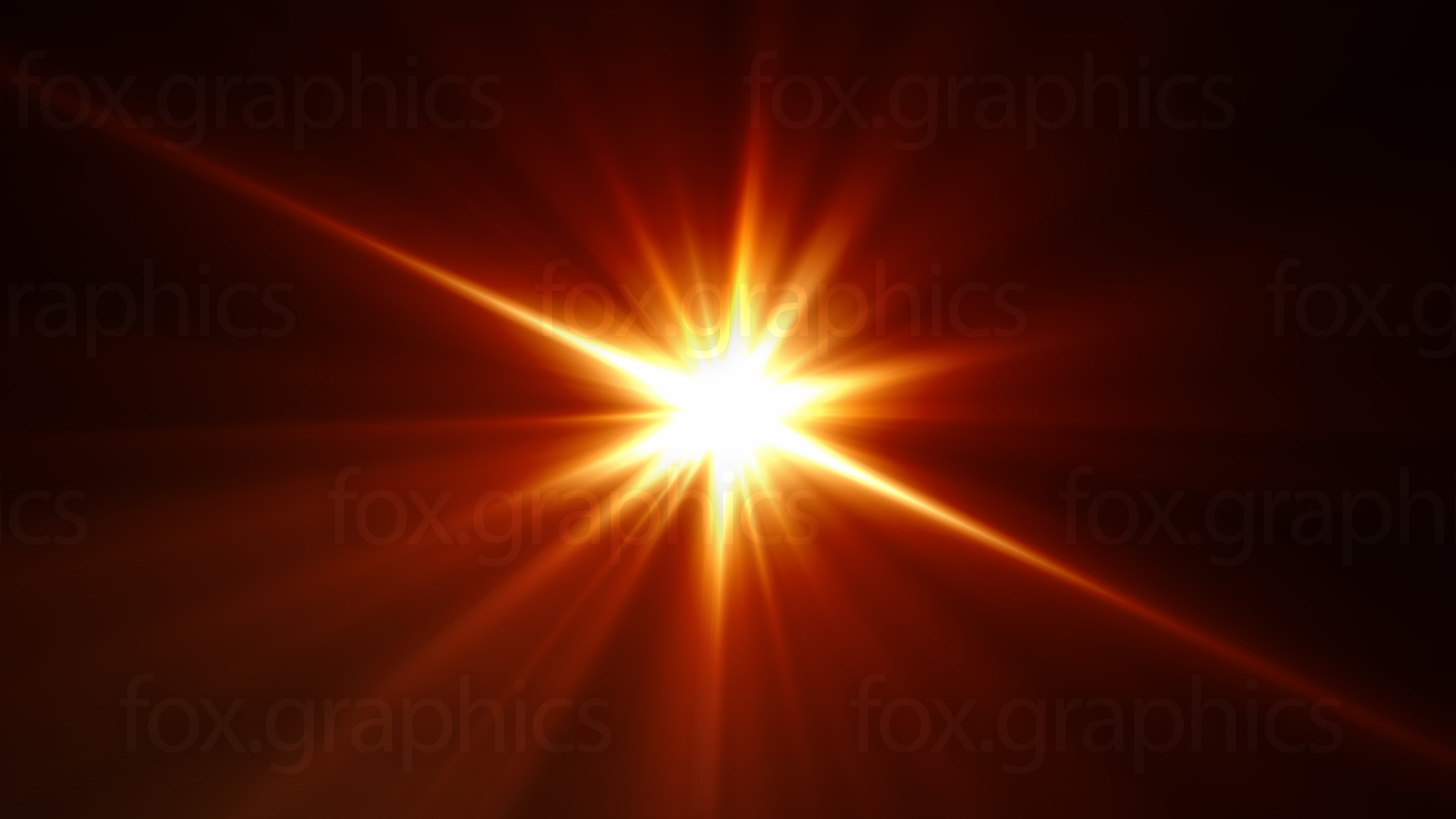 Orange flash background - Fox Graphics