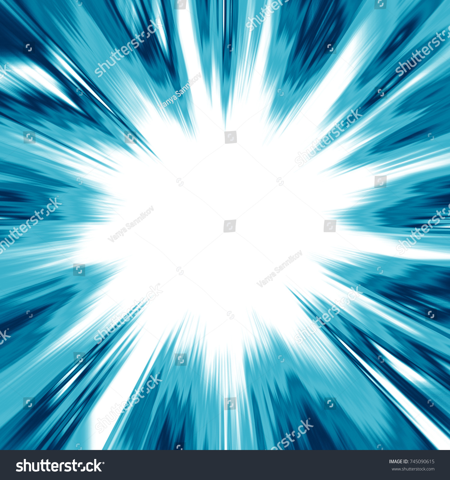 Flash Effect Blue Background Stock Illustration 745090615 - Shutterstock