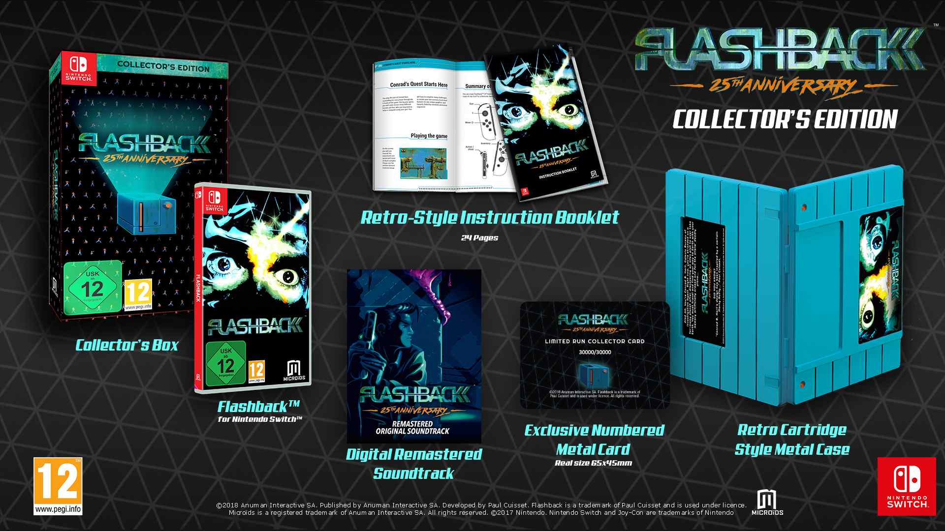 Flashback 25th Anniversary launches June 7 for Switch, collector's ...