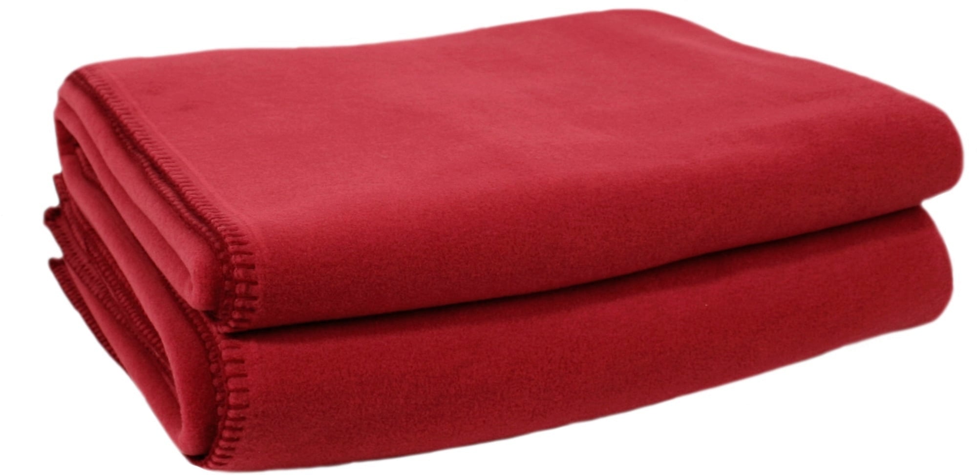 Zoeppritz Soft Fleece Blanket in Rambutan Red - Interismo UK
