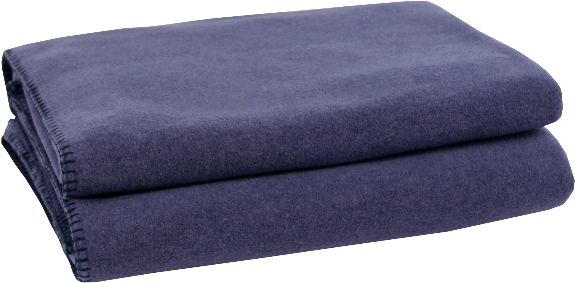 Zoeppritz Soft Fleece Blanket in Indigo - Interismo UK