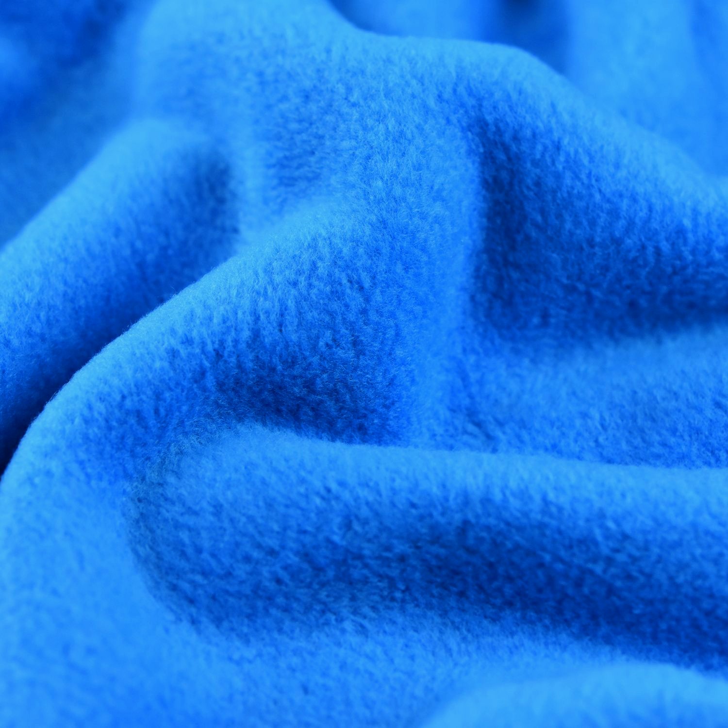 Discover Direct - Plain Anti-Pill Polar Fleece Fabric, Turquoise Blue