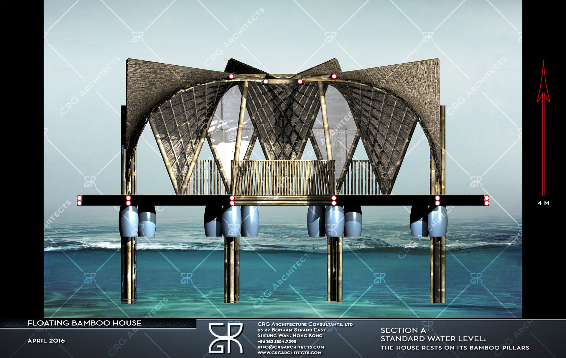 Bamboo Floating House | CRG Architects | Archinect
