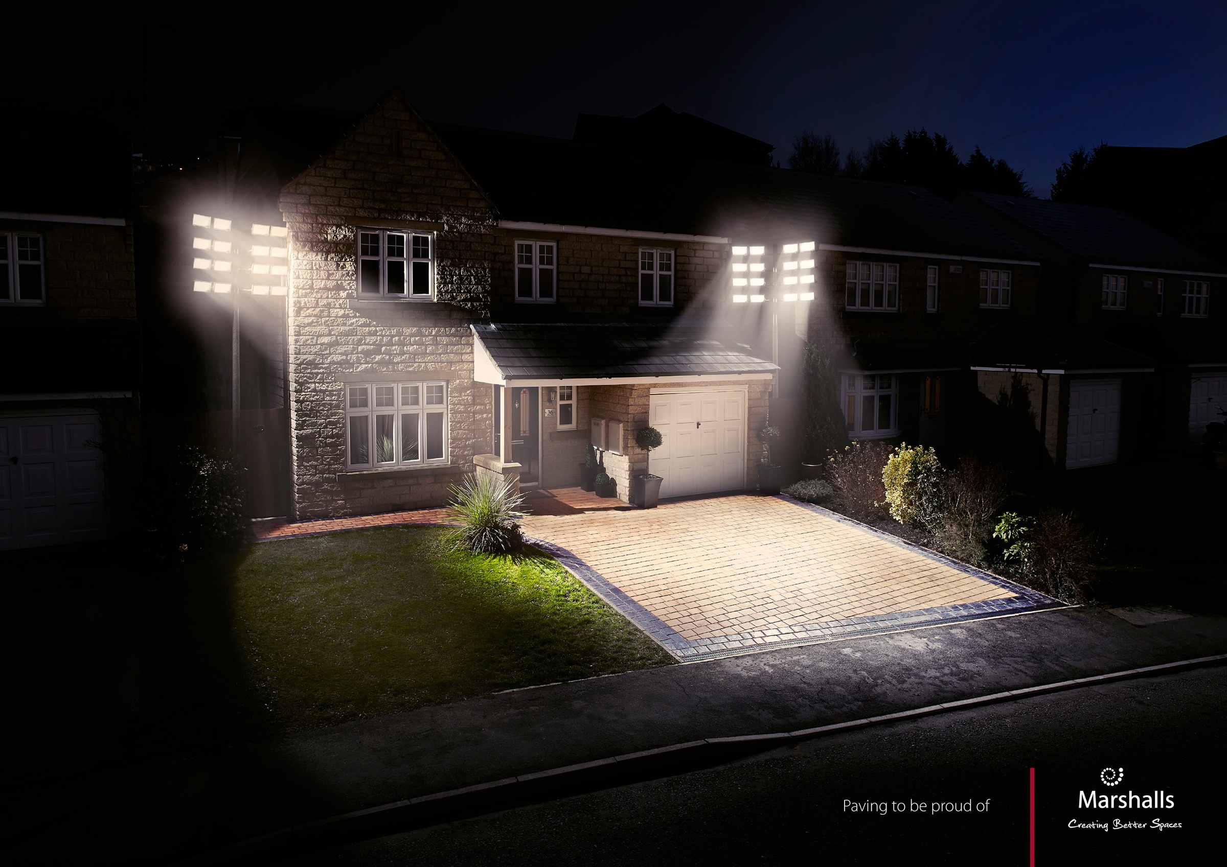 Marshalls Print Advert By Gyro: Floodlights | Ads of the World™