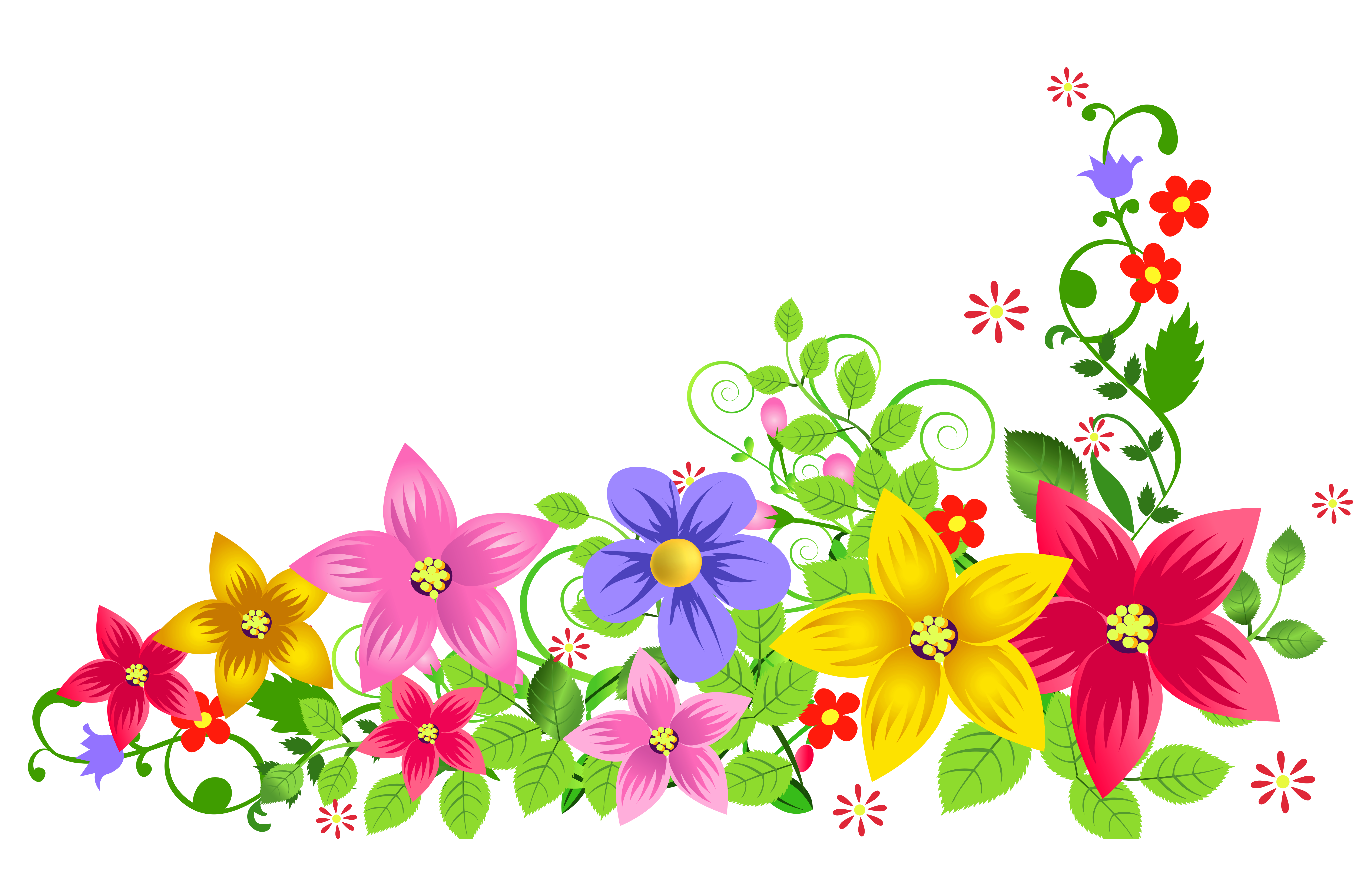 Transparent Floral Decoration PNG Picture | Gallery Yopriceville ...