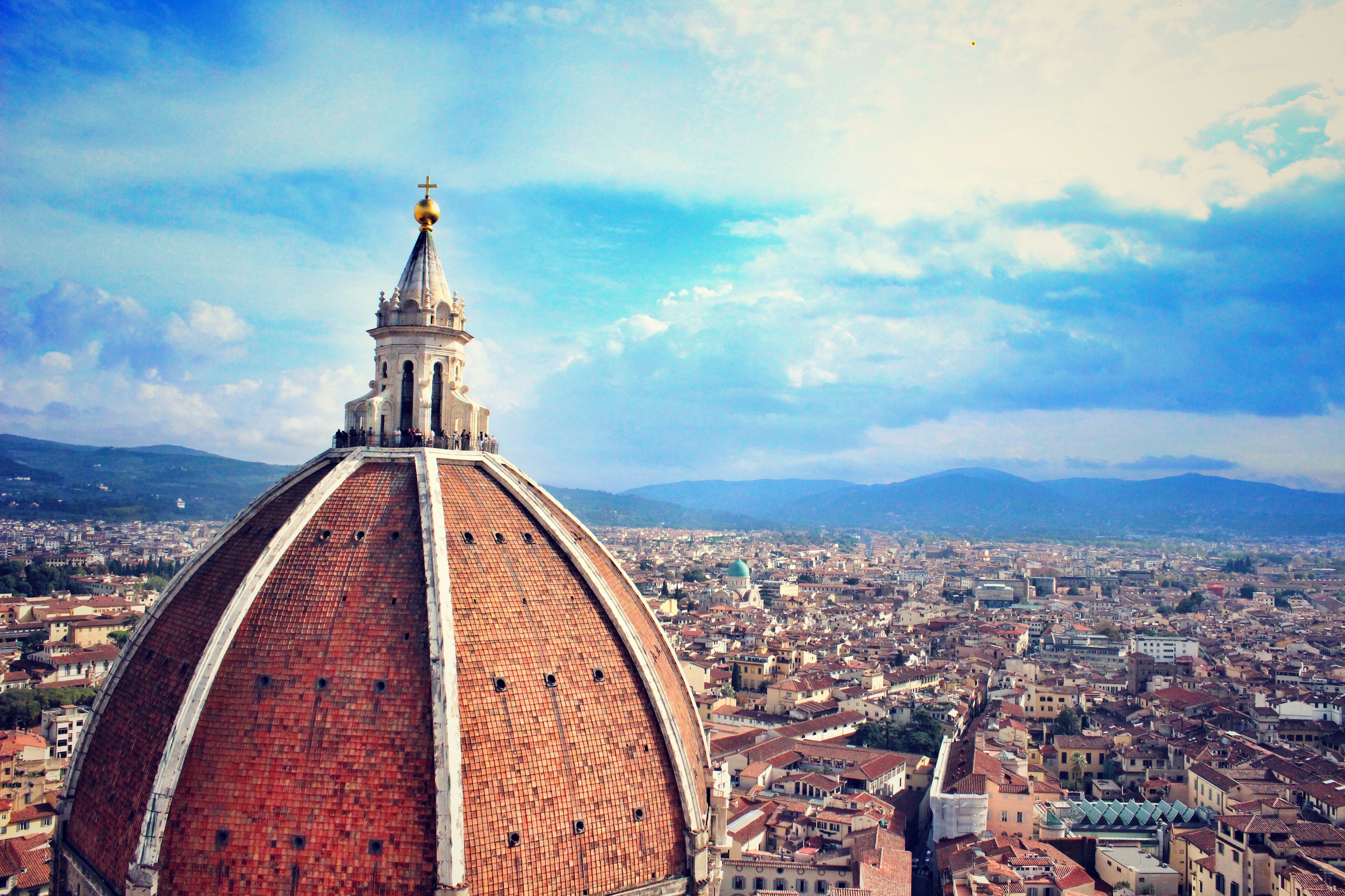 Florence Cathedral, Ancient, Landmark, Town, Tower, HQ Photo