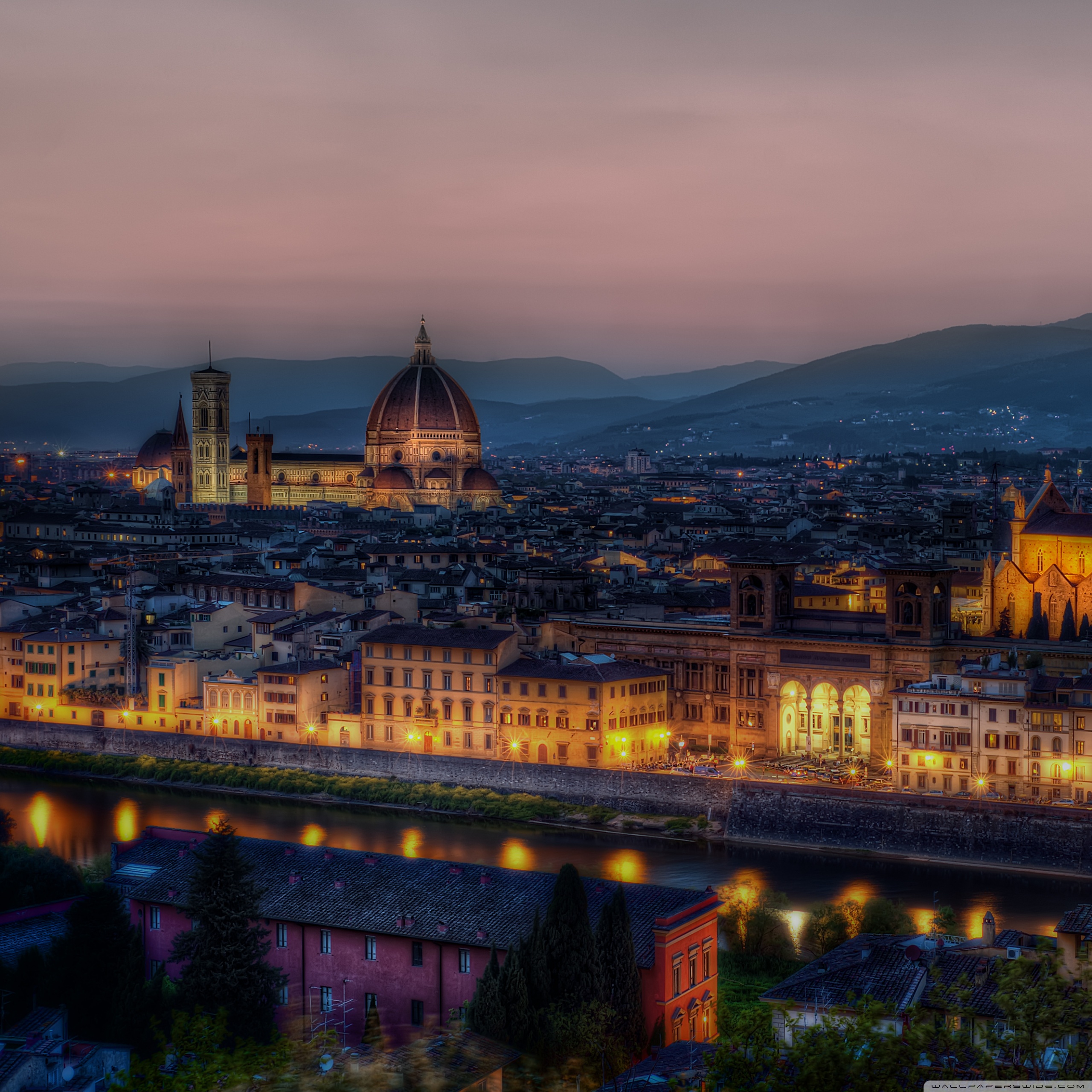 Dusk in Florence, Italy ❤ 4K HD Desktop Wallpaper for 4K Ultra HD ...