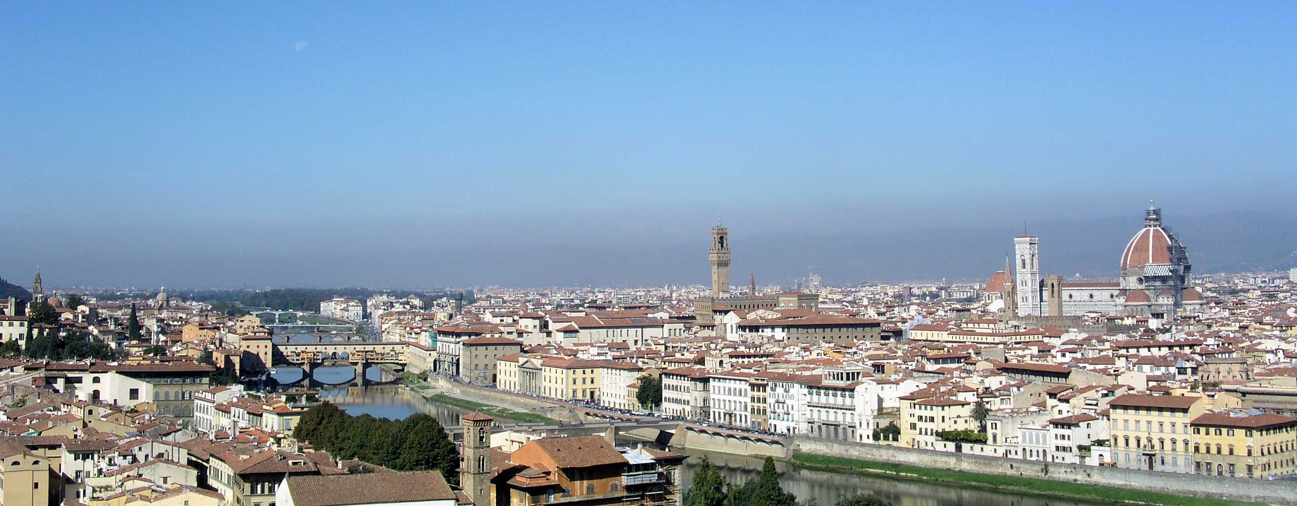 Florence skyline, Cathedral, Florence, Italy, Ponte, HQ Photo