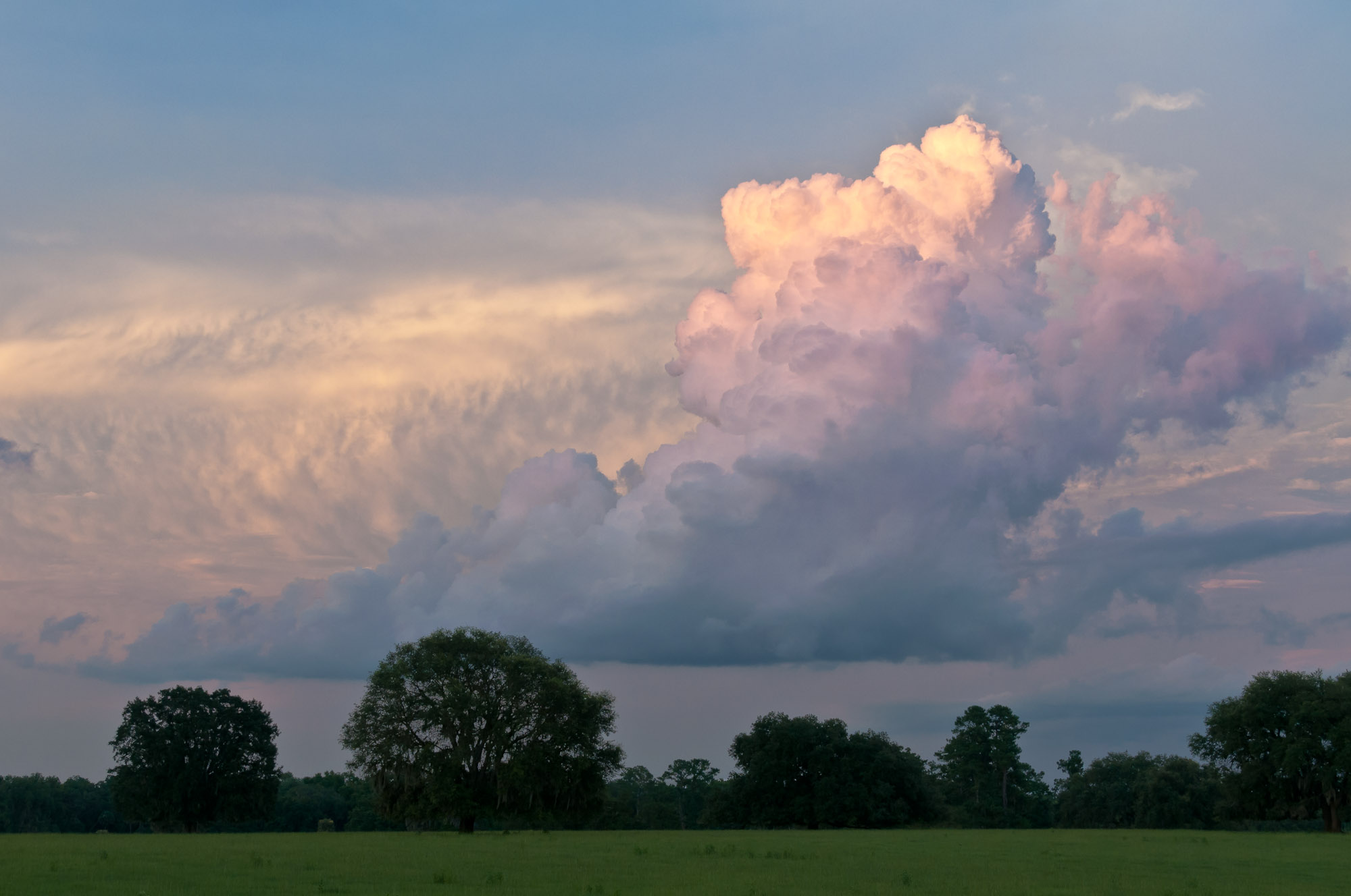 Pastel clouds - Orange Lake, Florida - Fred Wasmer Photography