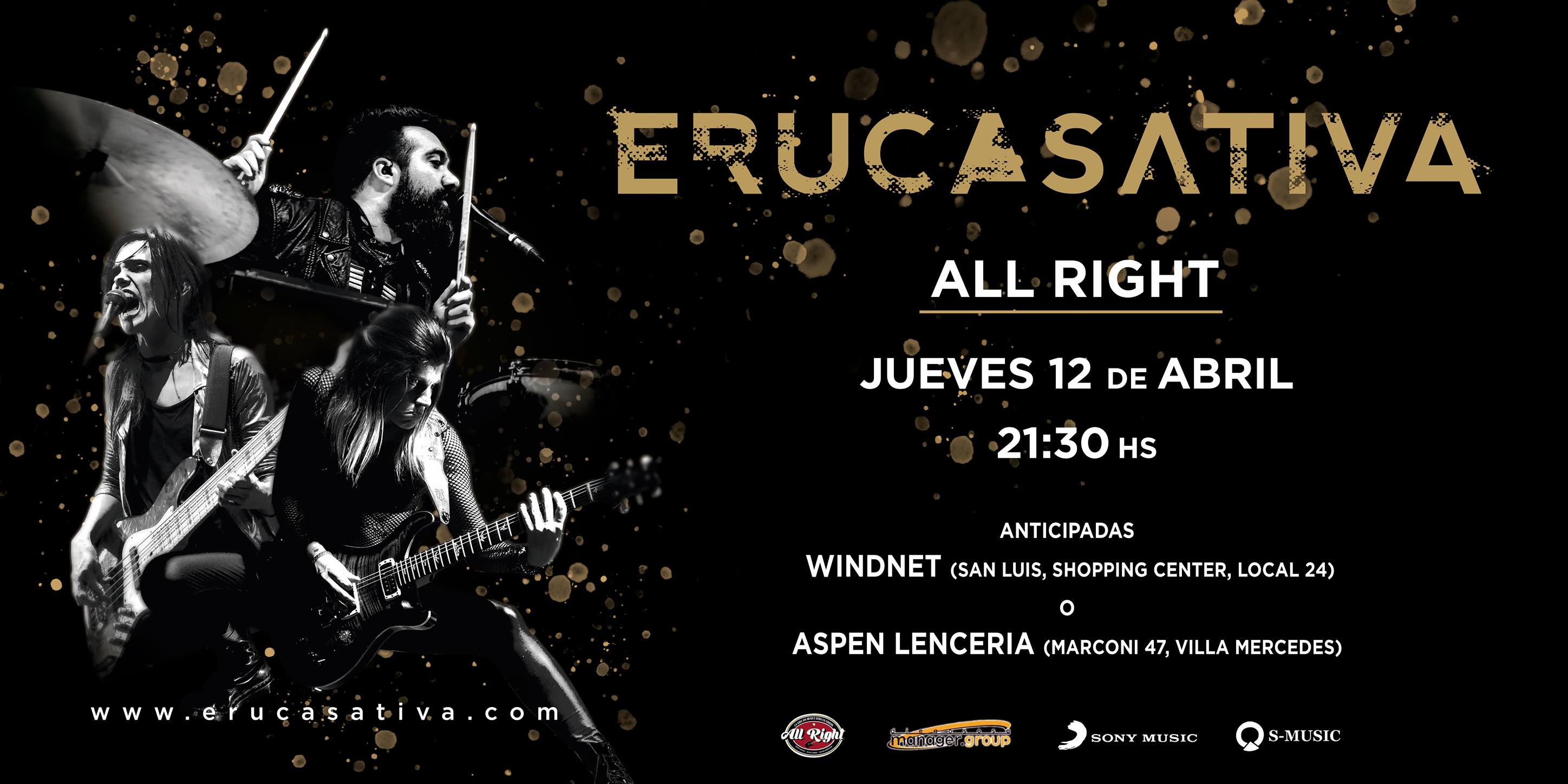 Eruca Sativa : Cartelera Rock – Recitales y eventos de rock en Argentina