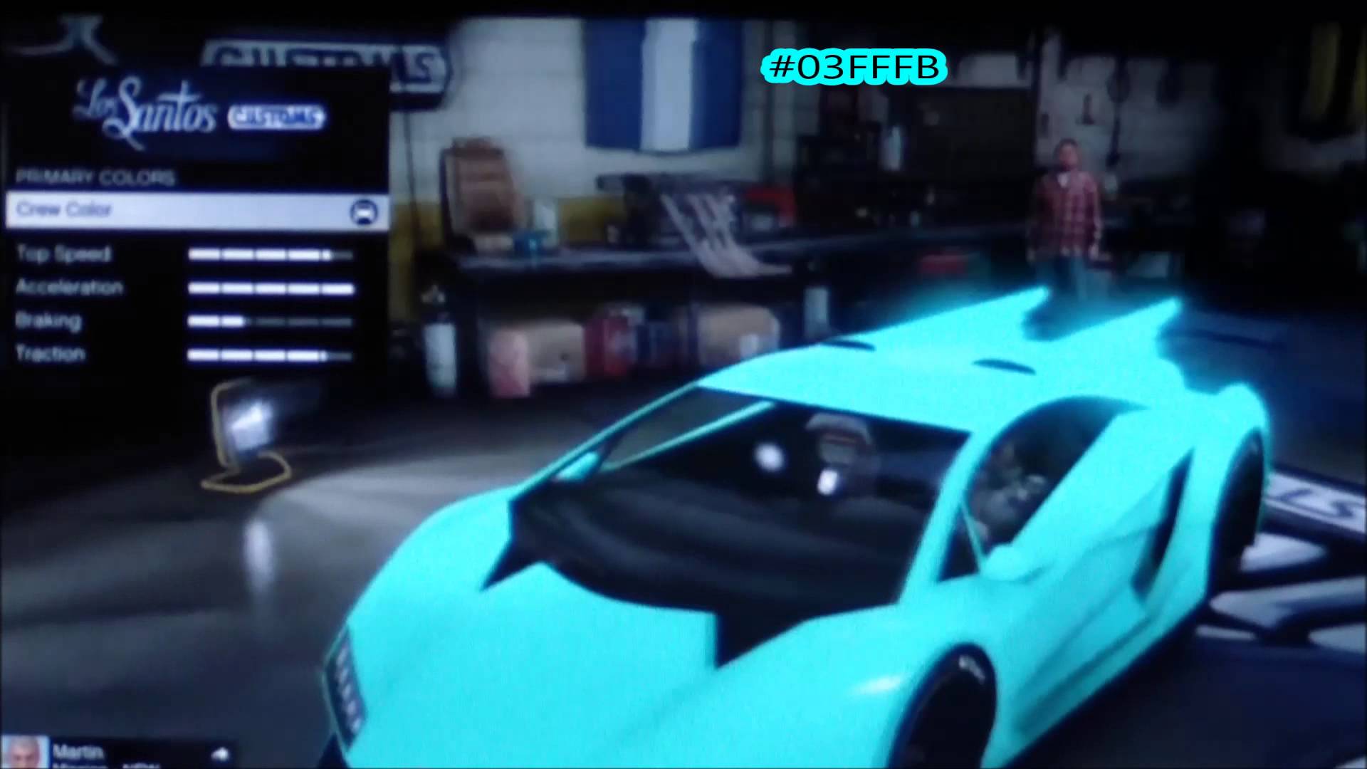 HOW TO GET FLUORESCENT BLUE CREW COLOR ON GTA 5 - YouTube