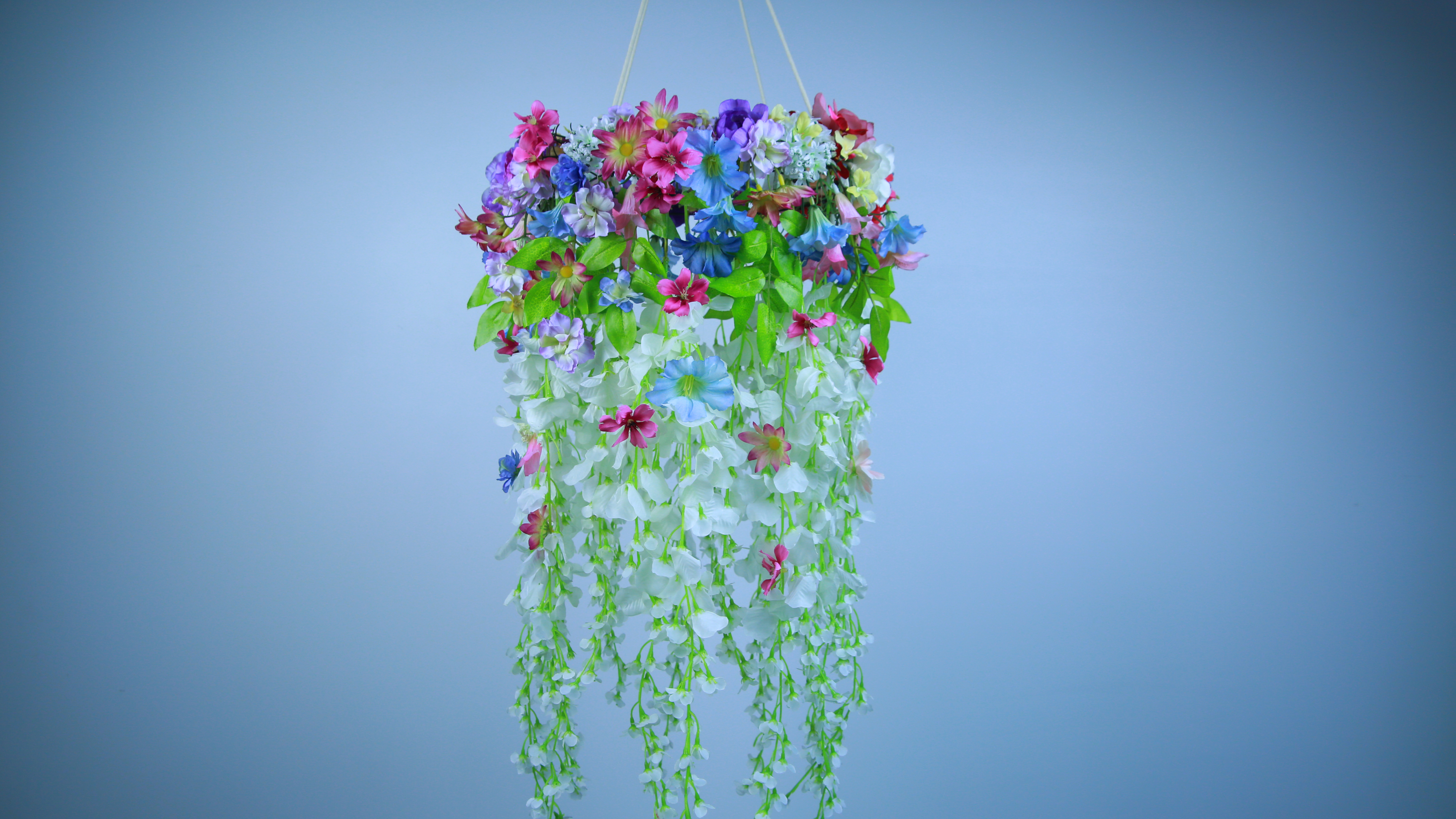 DIY Flower Chandelier - Lifestyle - HelloGiggles