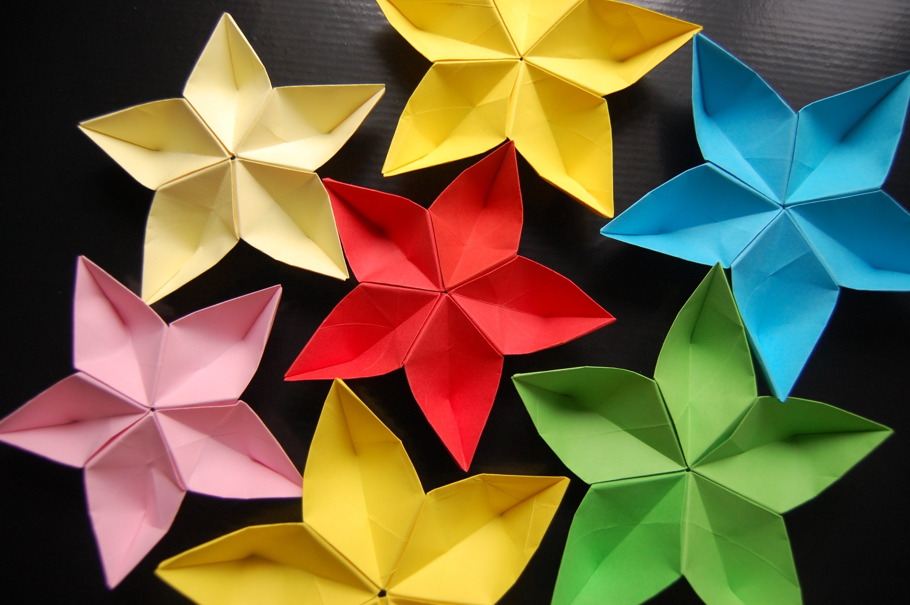 origami flower sakura - YouTube