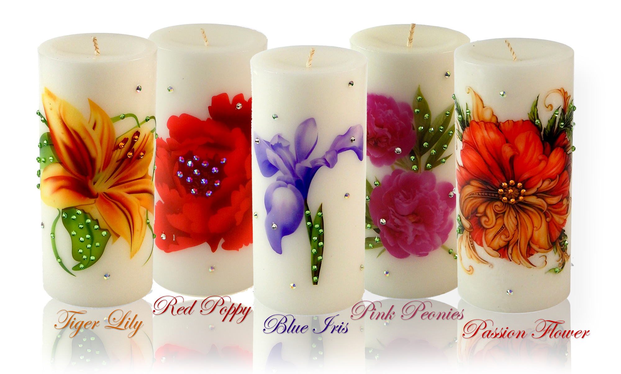 Flower Candles Archives - Decorative Candle Art Shop