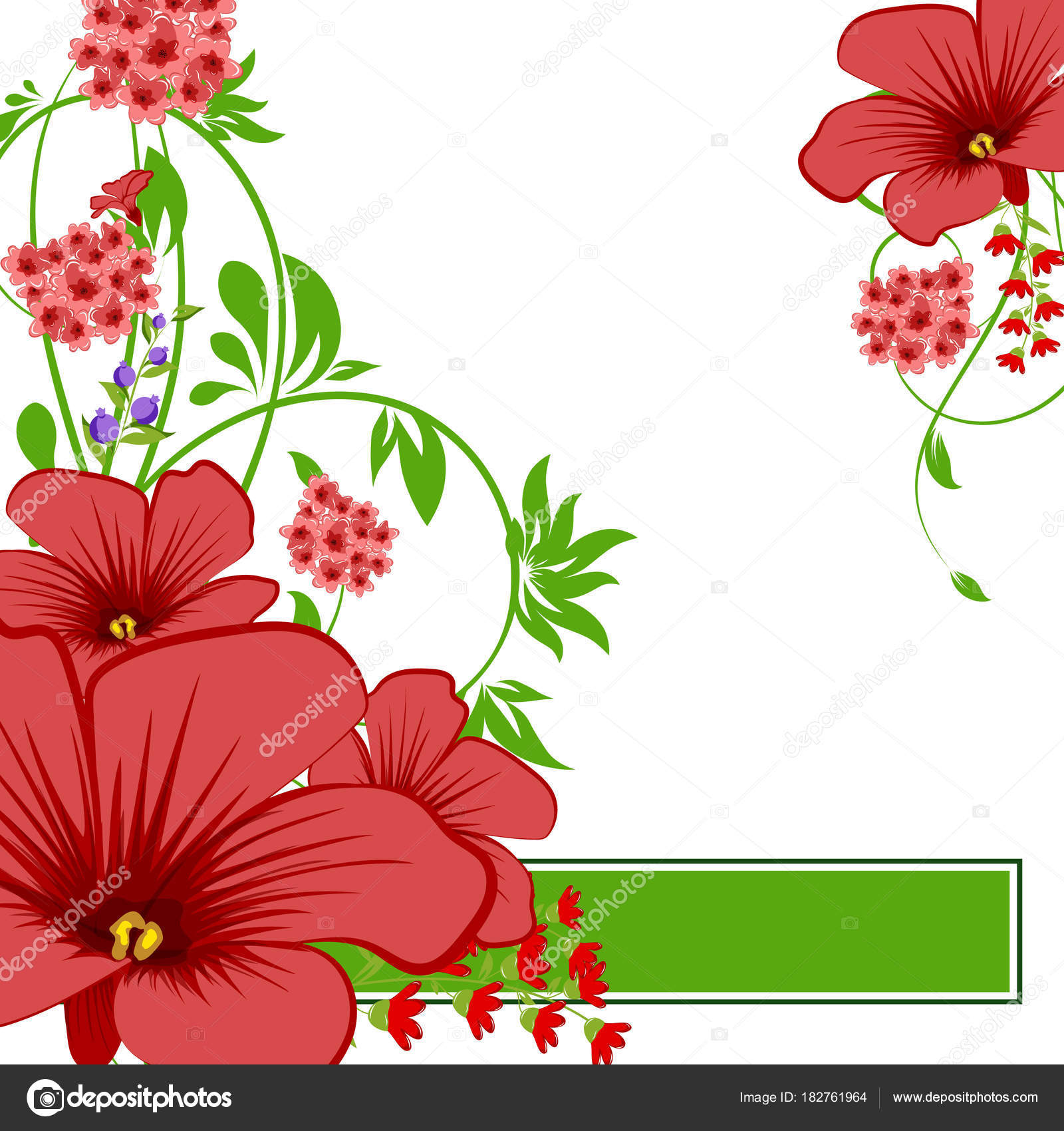Abstract vector flower background. — Stock Vector © Mary1507 #182761964