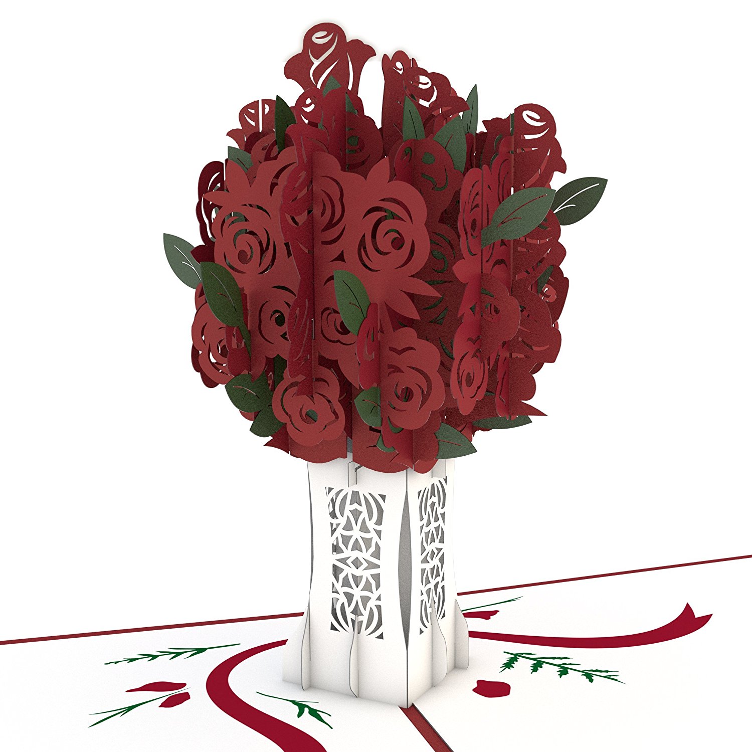Amazon.com : Lovepop Rose Bouquet Pop Up Card, 3D Card, Flower Card ...