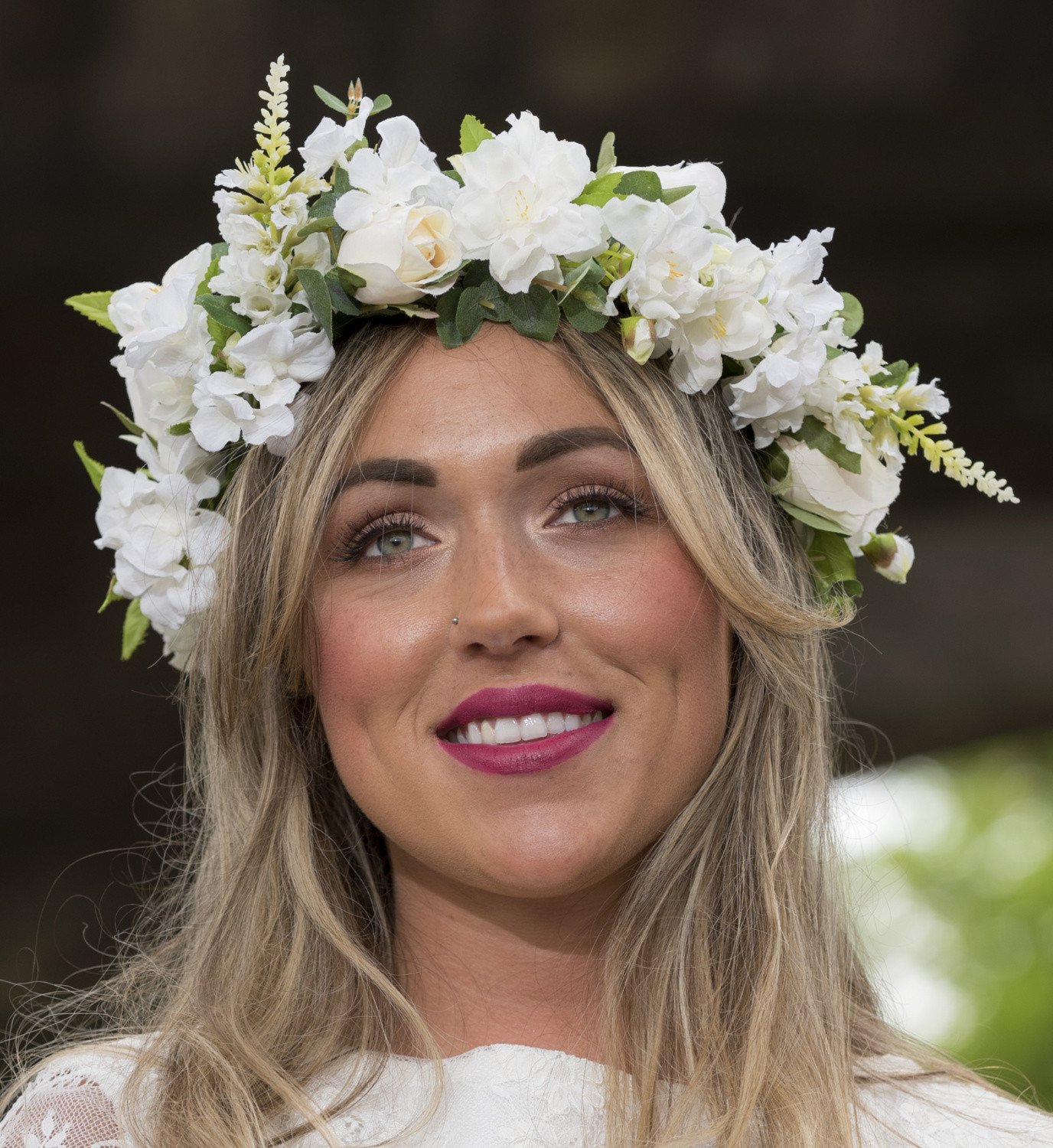 CAMILLA White Flower Crown | Wedding Hair Accessories – Flash Floozy