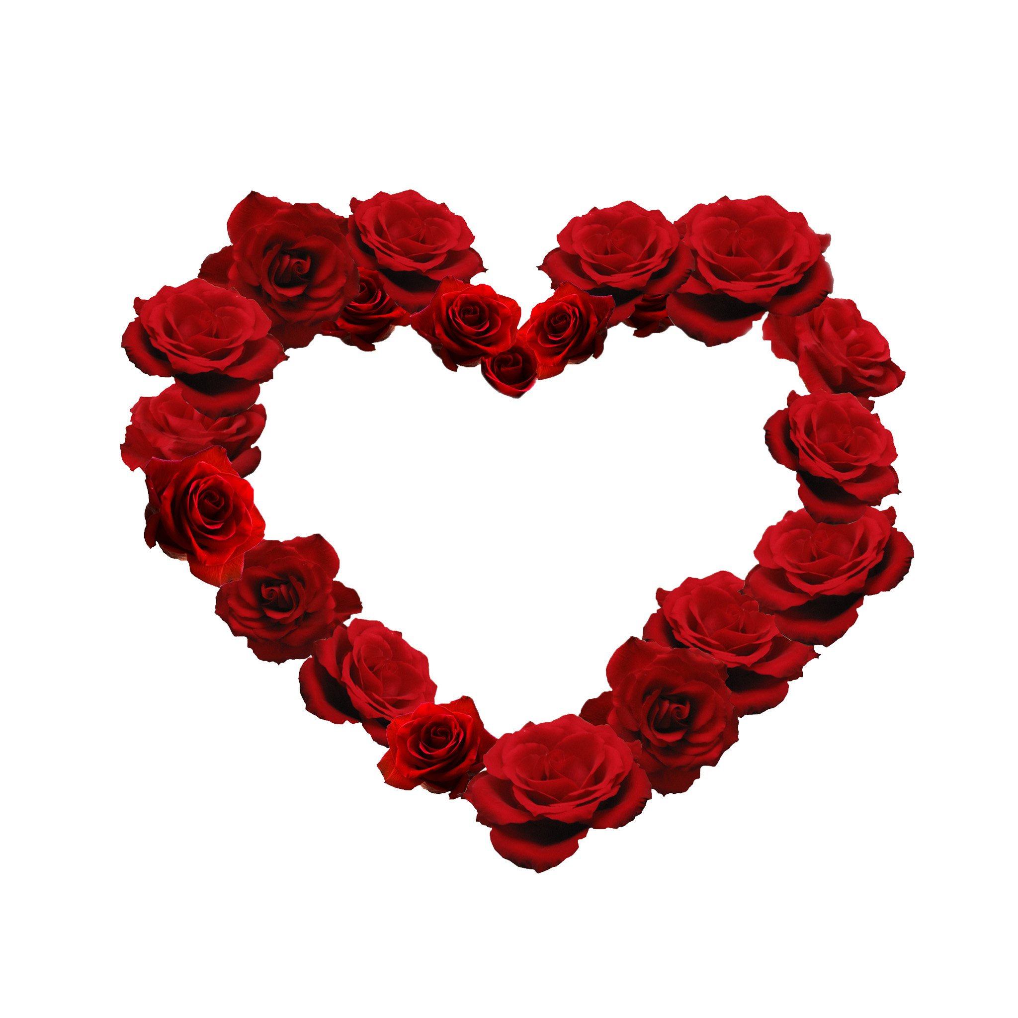 Flower Heart Valentine's Day iPad Wallpaper