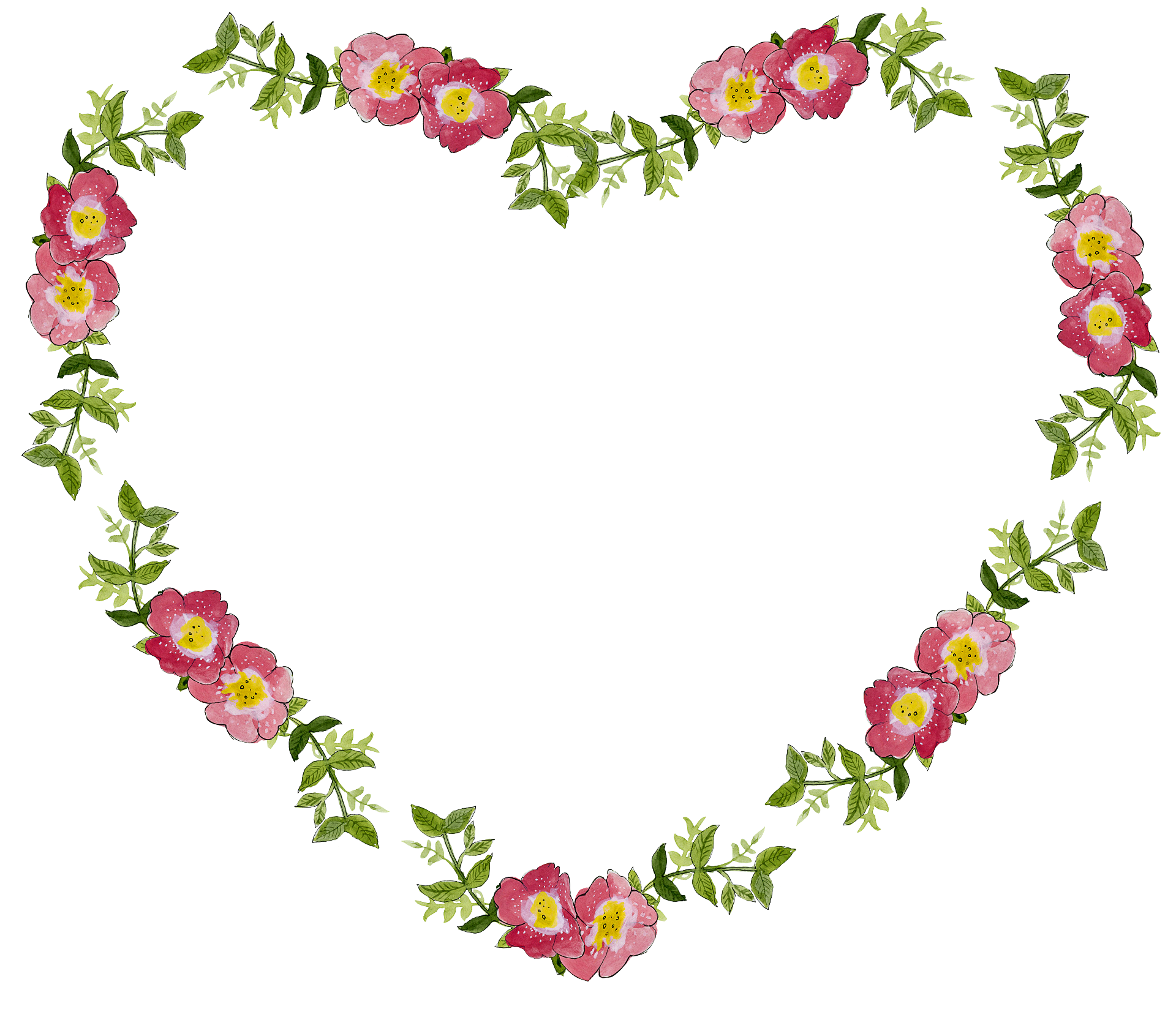 flower heart - /page_frames/floral/flower_heart.png.html