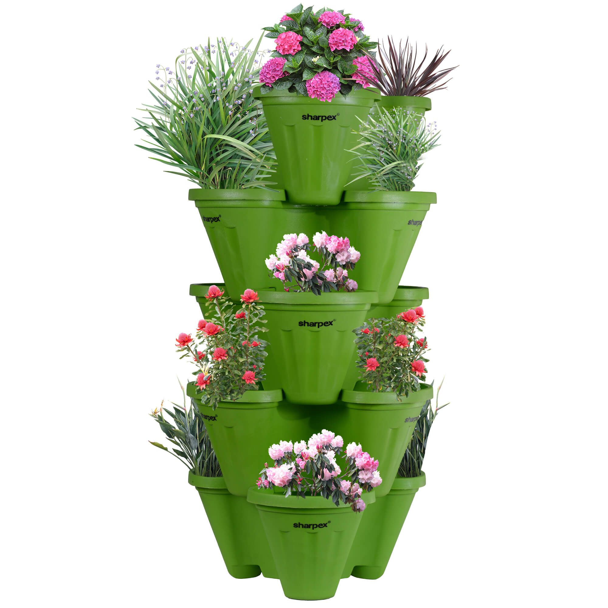 Stackable Flower Pots | Sharpex India - Gardening Tools Manufacturer
