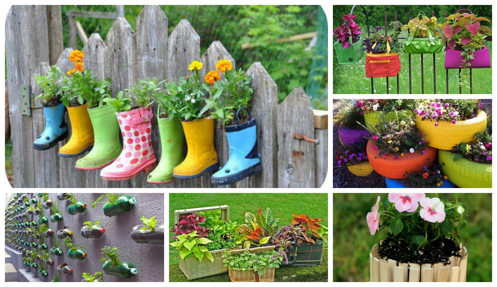 15 DIY Ideas: Turn Old Things Into Beautiful Flower Pots and Planters