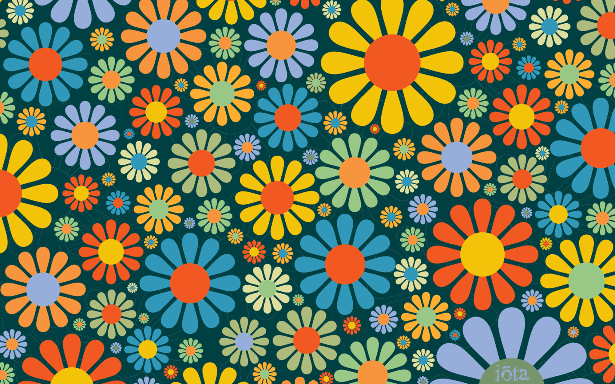 Flower Power Wallpaper ·①