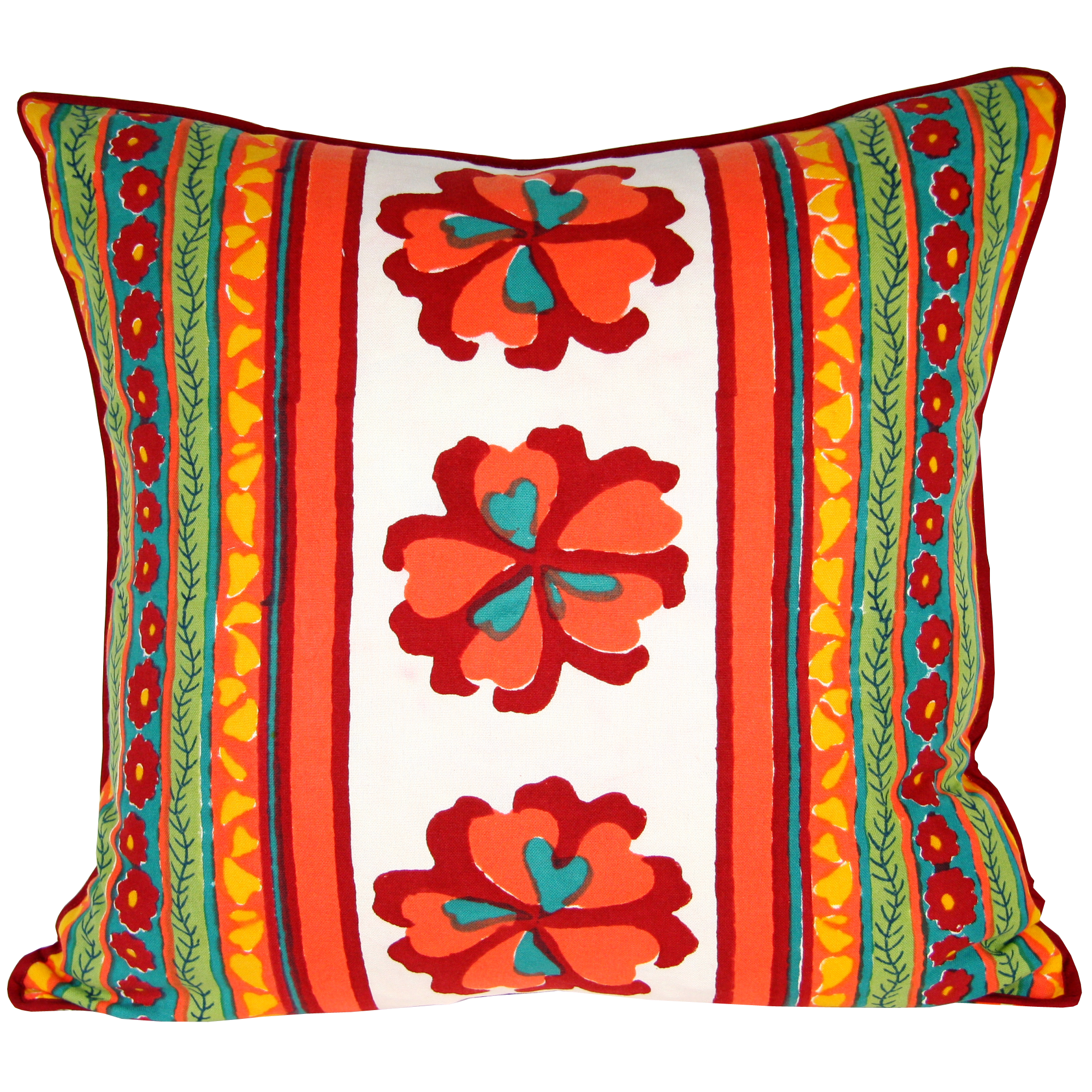 Flower Power Pillow | Pacific & Rose Textiles