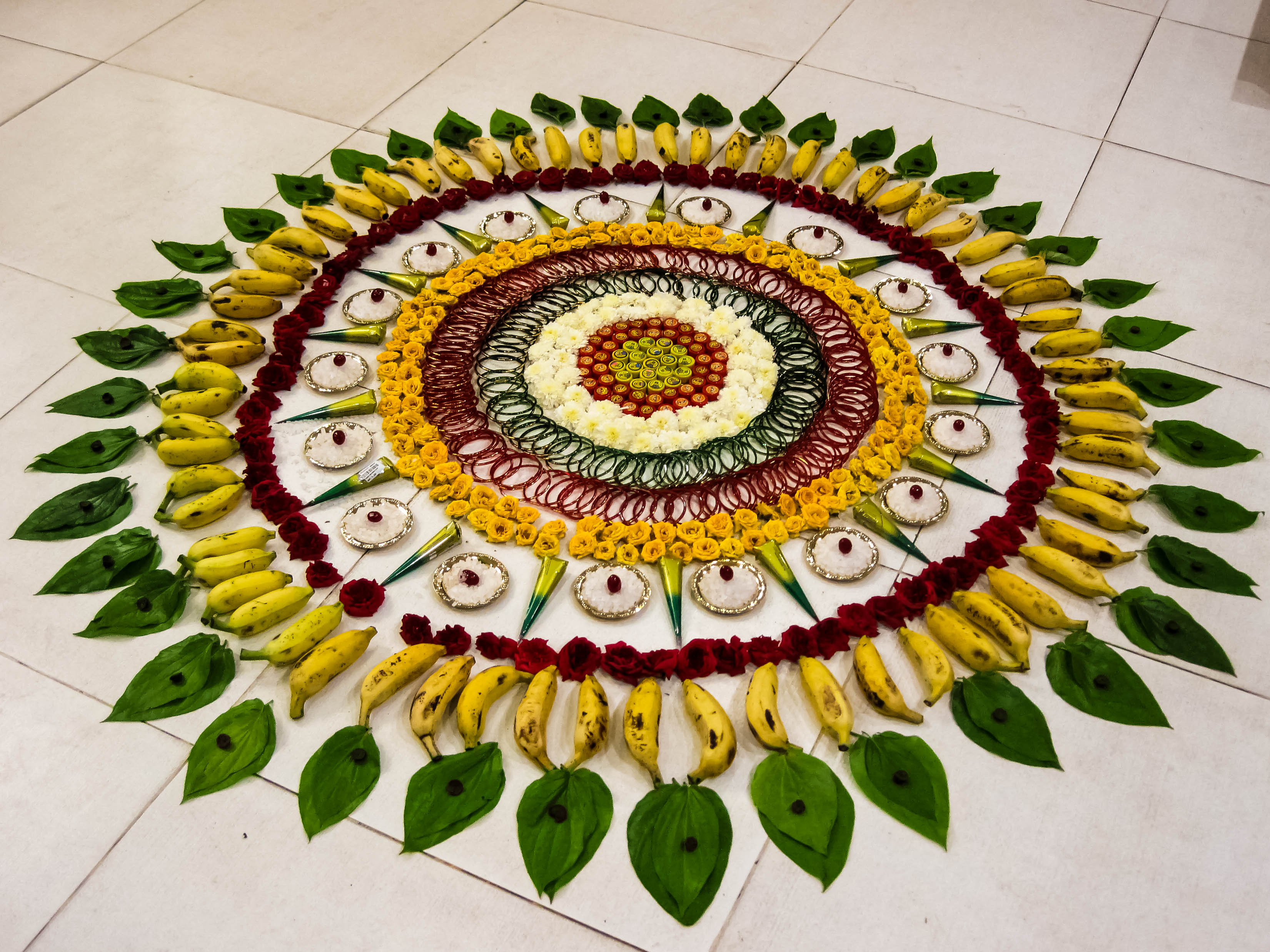 Flower Rangoli during Birthday Party , Chrompet - Chennai ...
