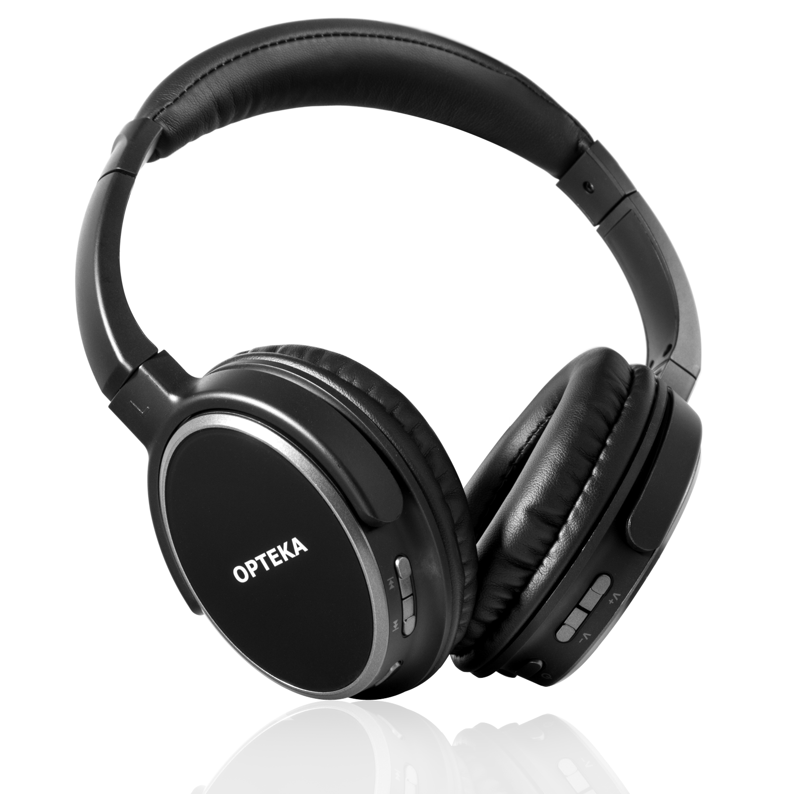Opteka BTX-5 Over-The-Ear Wireless Bluetooth 4.0 Stereo Headphones ...