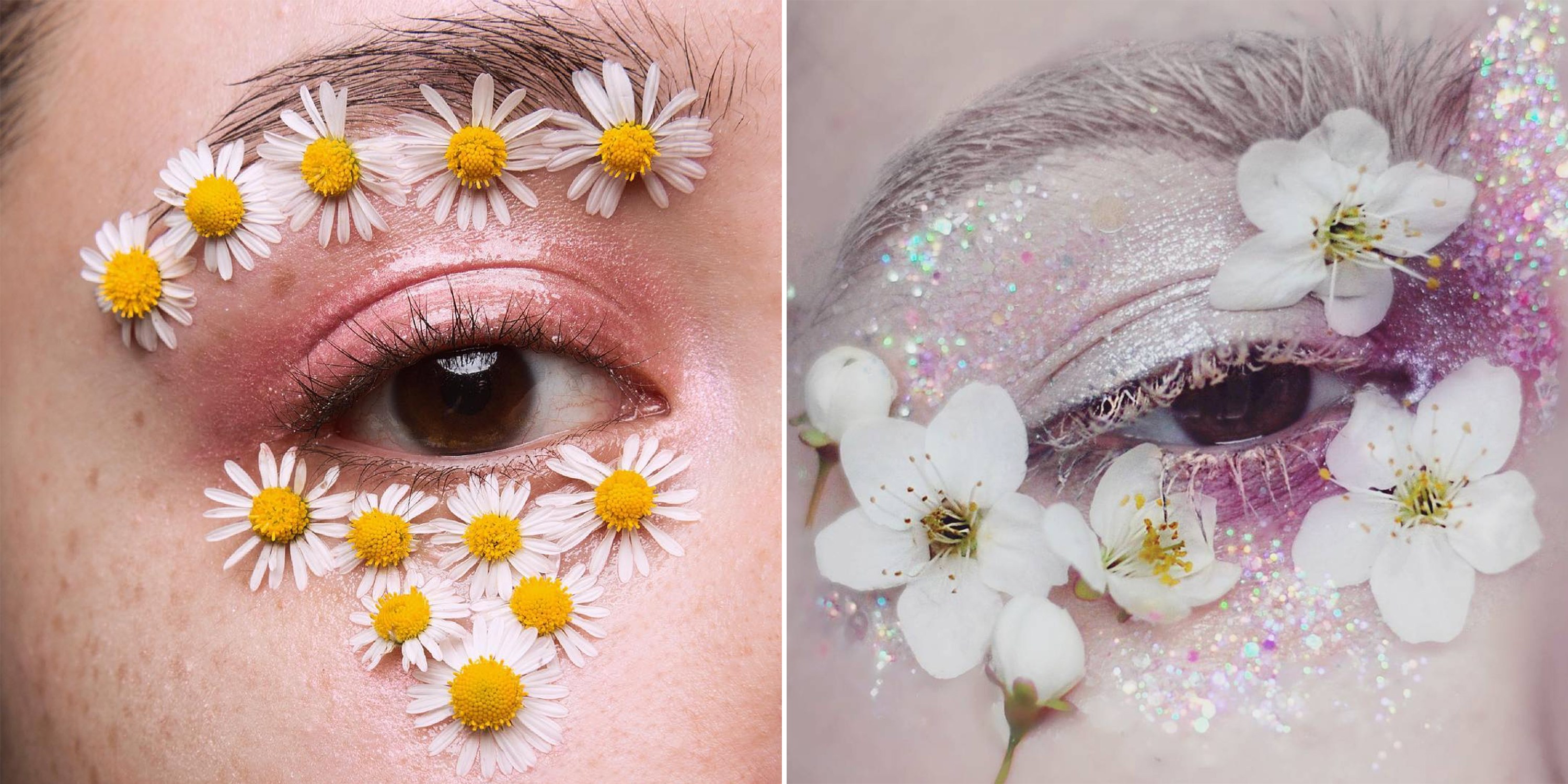 Floral Eye Makeup on Instagram Takes the Spring Trend Literally | Allure